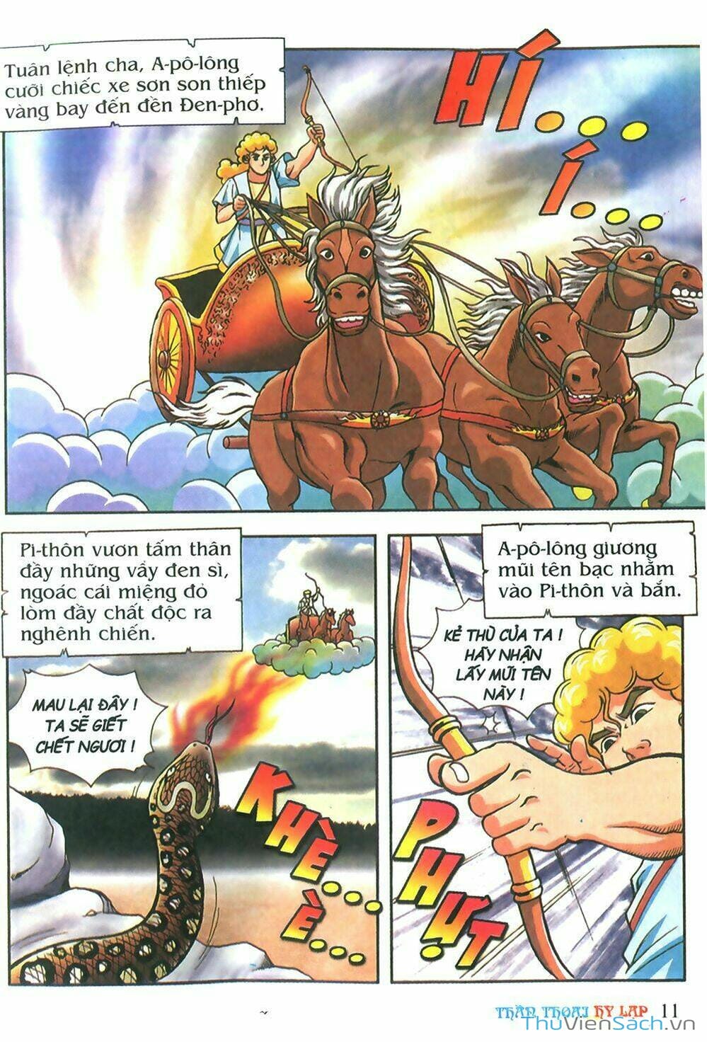 Truyện Tranh Thần Thoại Hy Lạp - Nguồn Gốc Các Vị Thần trang 3