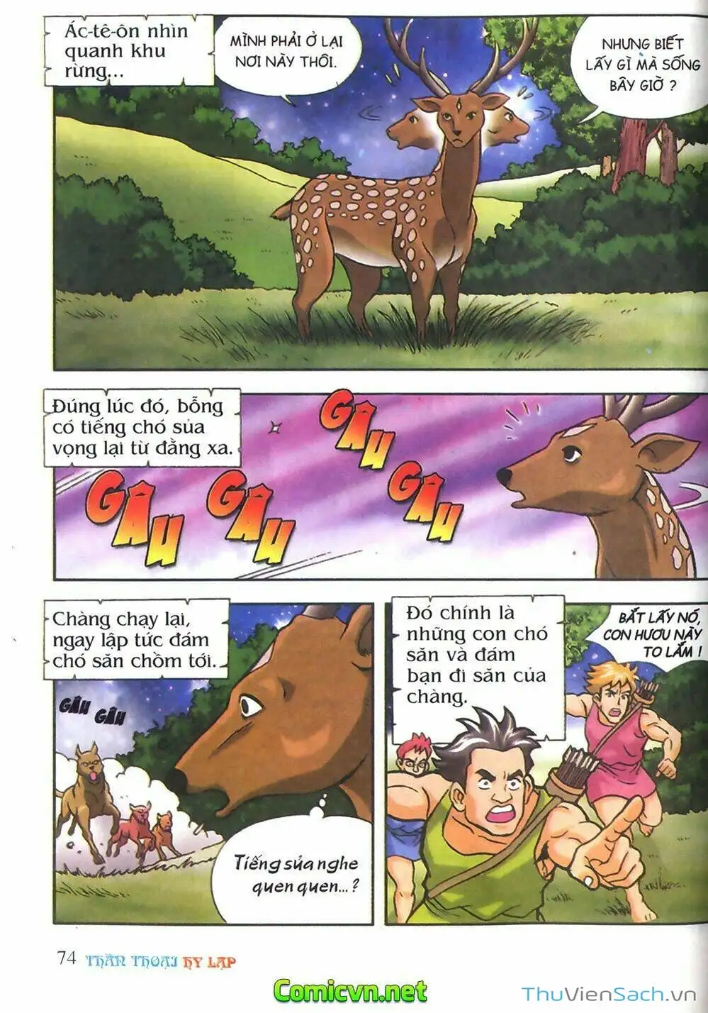 Truyện Tranh Thần Thoại Hy Lạp - Nguồn Gốc Các Vị Thần trang 3