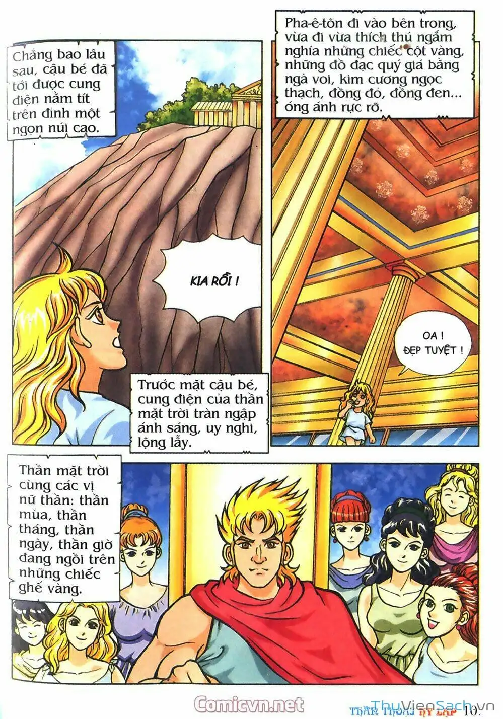 Truyện Tranh Thần Thoại Hy Lạp - Nguồn Gốc Các Vị Thần trang 3