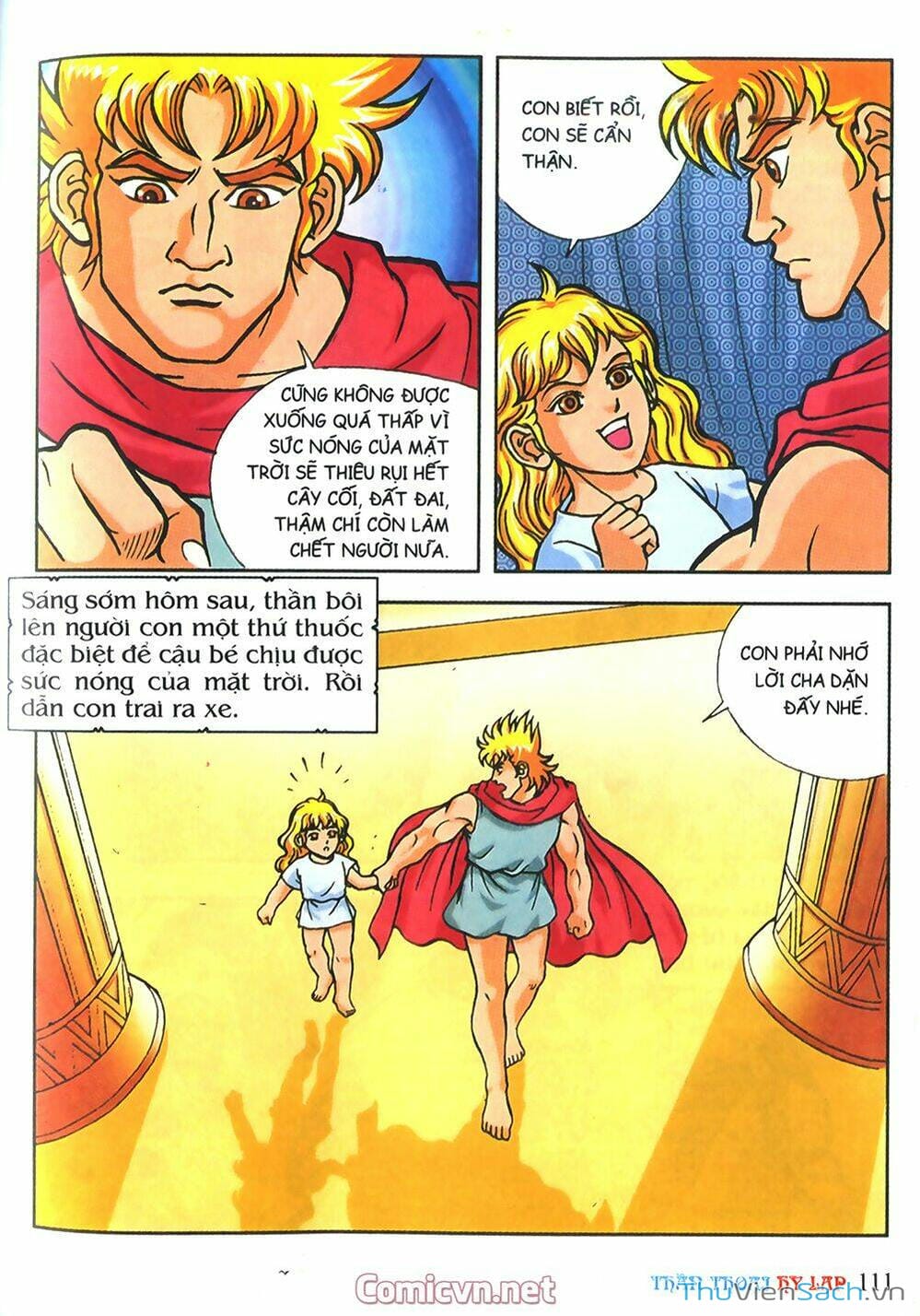 Truyện Tranh Thần Thoại Hy Lạp - Nguồn Gốc Các Vị Thần trang 3