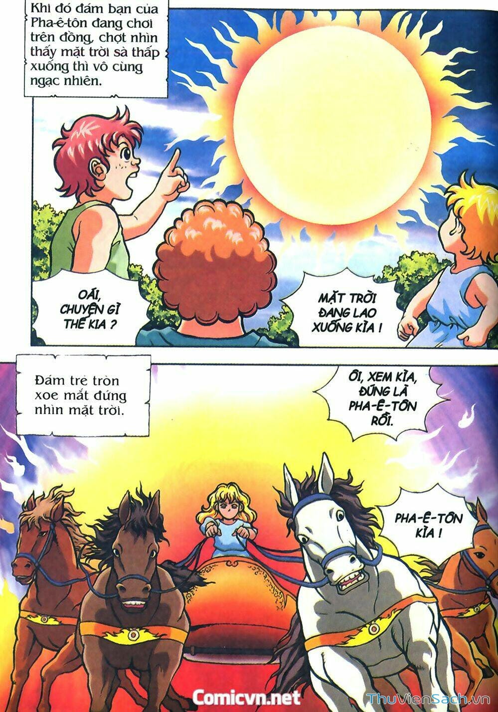 Truyện Tranh Thần Thoại Hy Lạp - Nguồn Gốc Các Vị Thần trang 3
