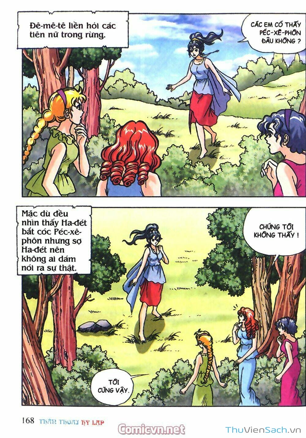 Truyện Tranh Thần Thoại Hy Lạp - Nguồn Gốc Các Vị Thần trang 3