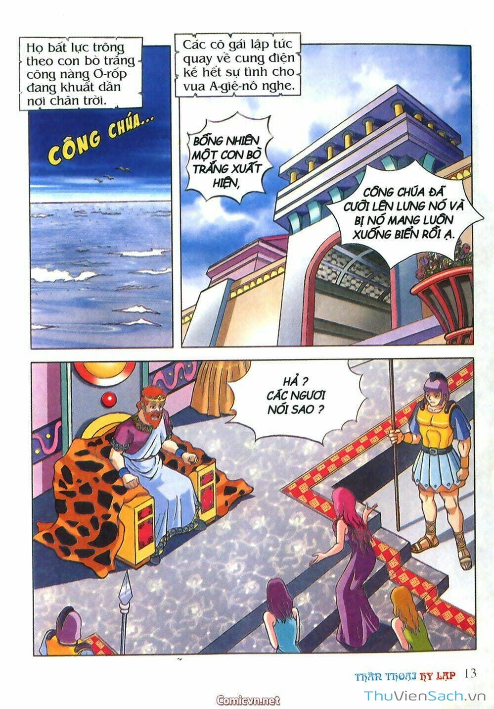 Truyện Tranh Thần Thoại Hy Lạp - Nguồn Gốc Các Vị Thần trang 3