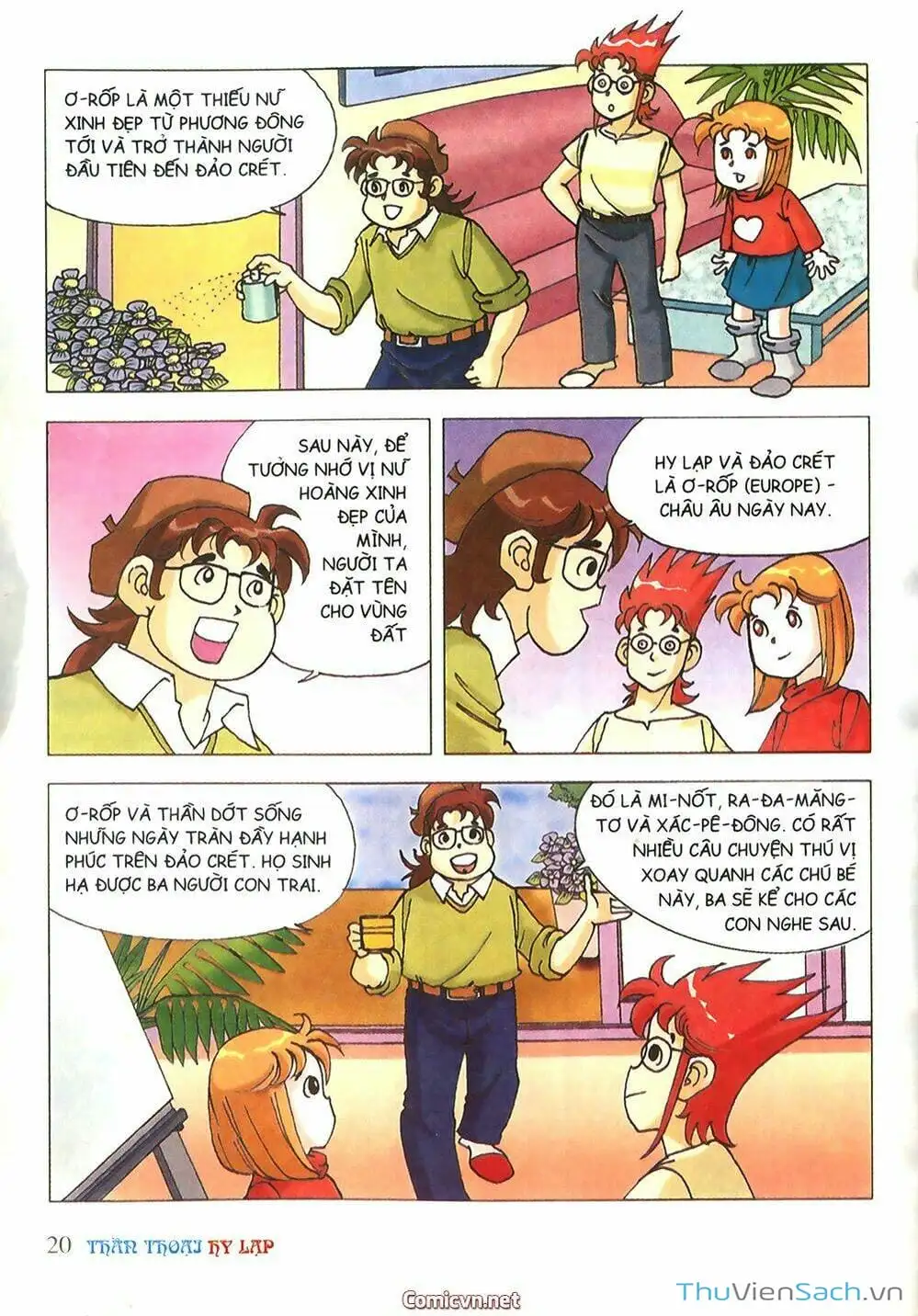 Truyện Tranh Thần Thoại Hy Lạp - Nguồn Gốc Các Vị Thần trang 3