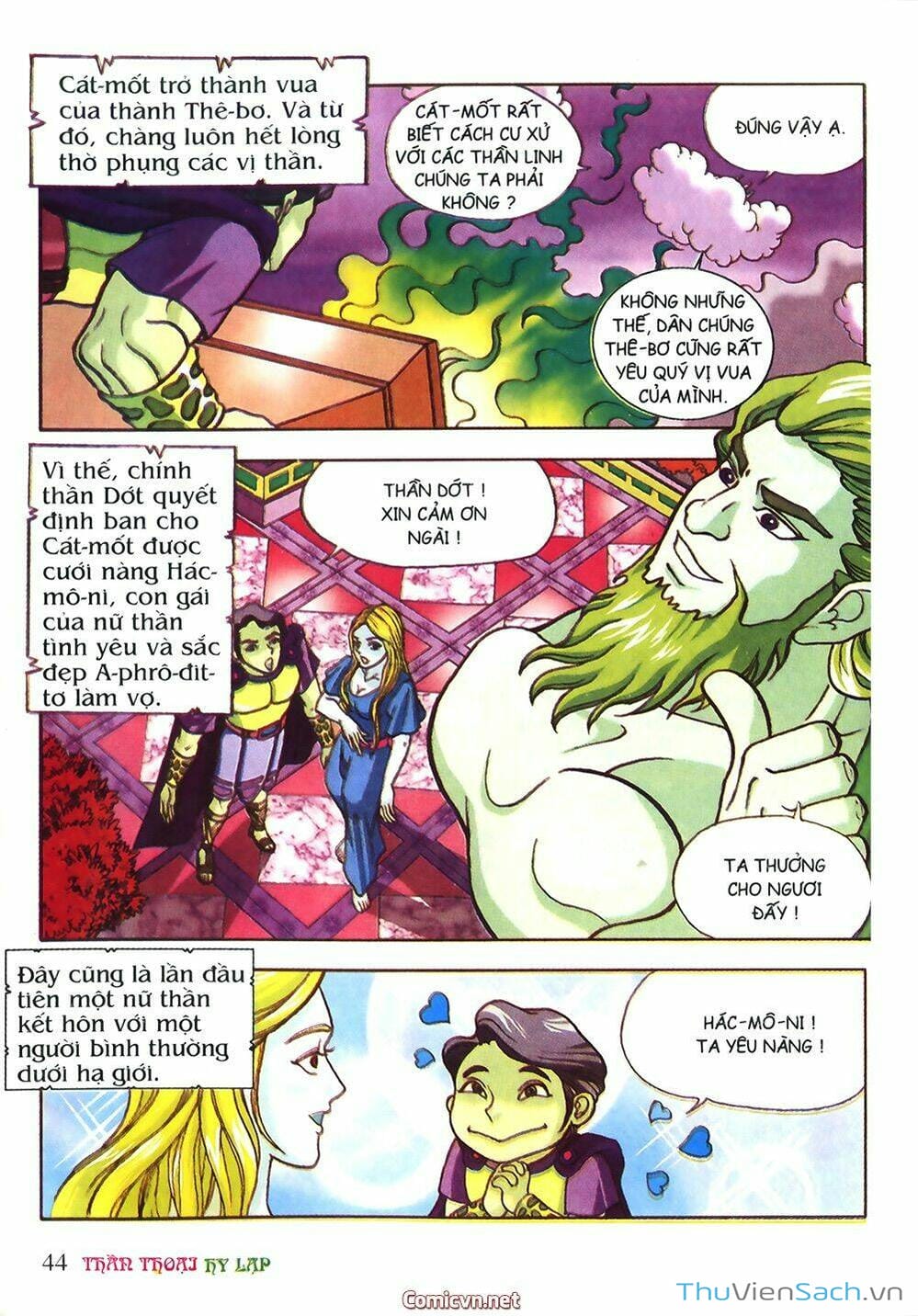 Truyện Tranh Thần Thoại Hy Lạp - Nguồn Gốc Các Vị Thần trang 3