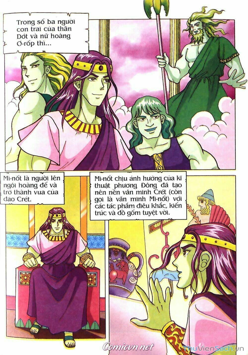 Truyện Tranh Thần Thoại Hy Lạp - Nguồn Gốc Các Vị Thần trang 3