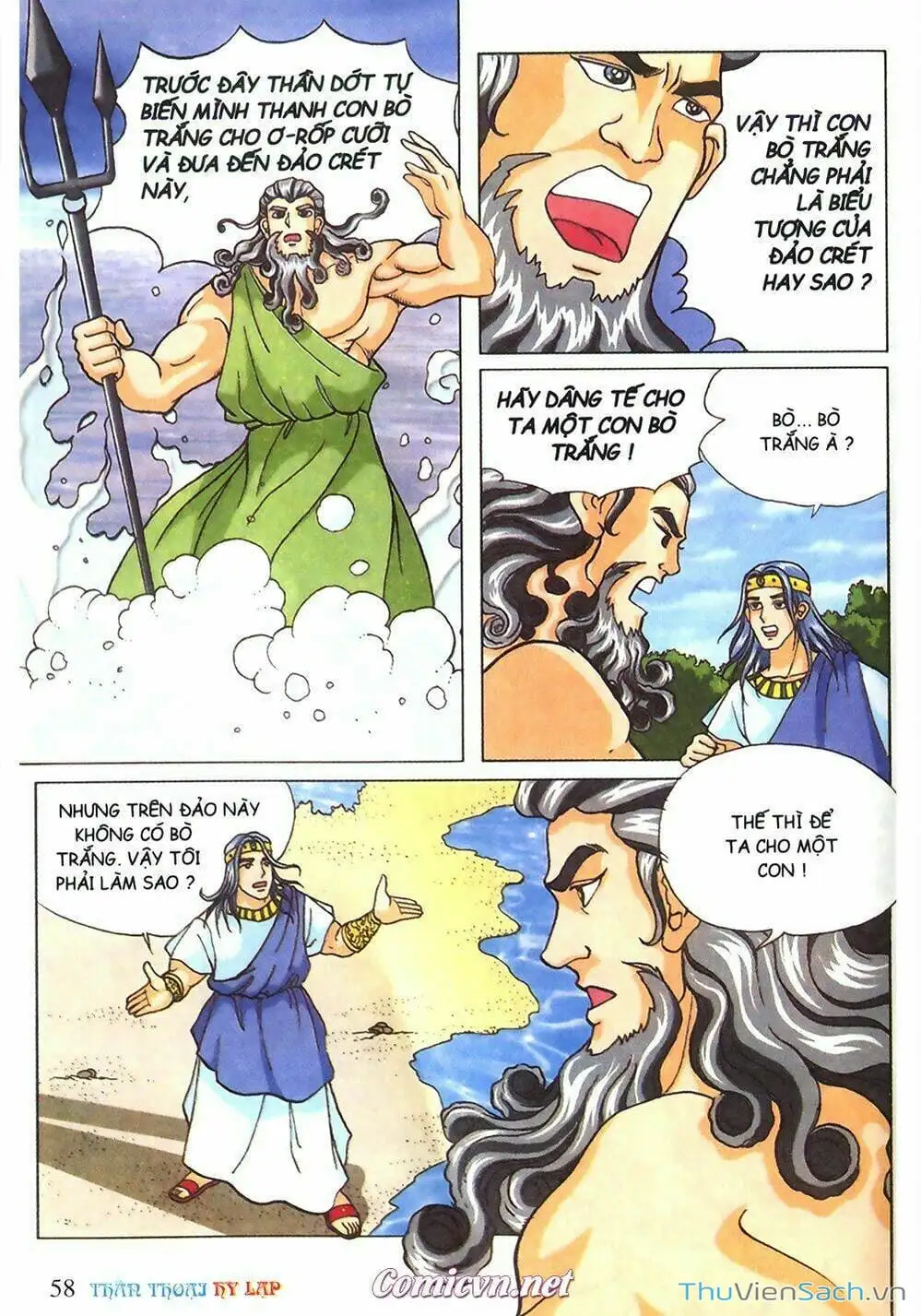 Truyện Tranh Thần Thoại Hy Lạp - Nguồn Gốc Các Vị Thần trang 3