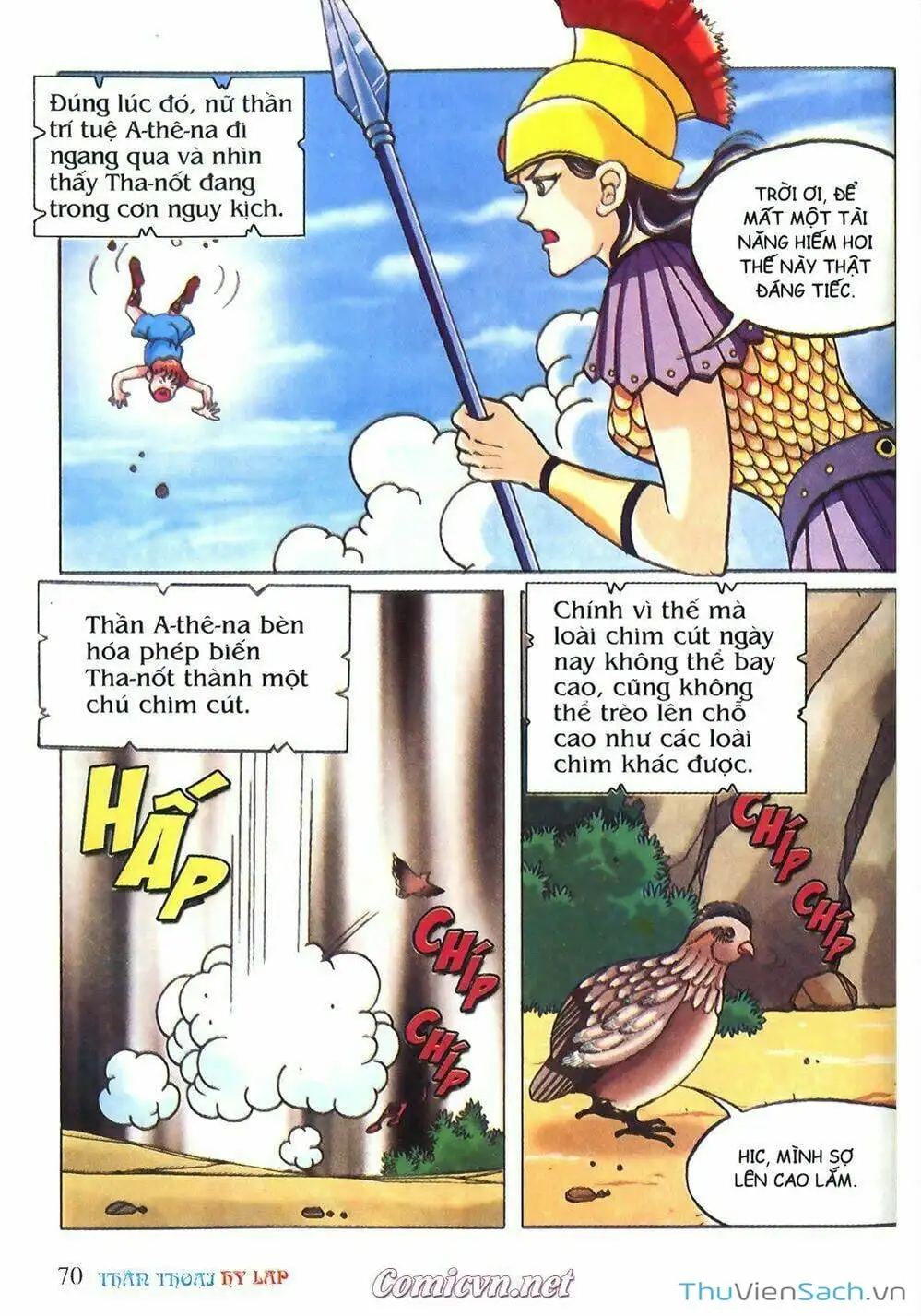 Truyện Tranh Thần Thoại Hy Lạp - Nguồn Gốc Các Vị Thần trang 3