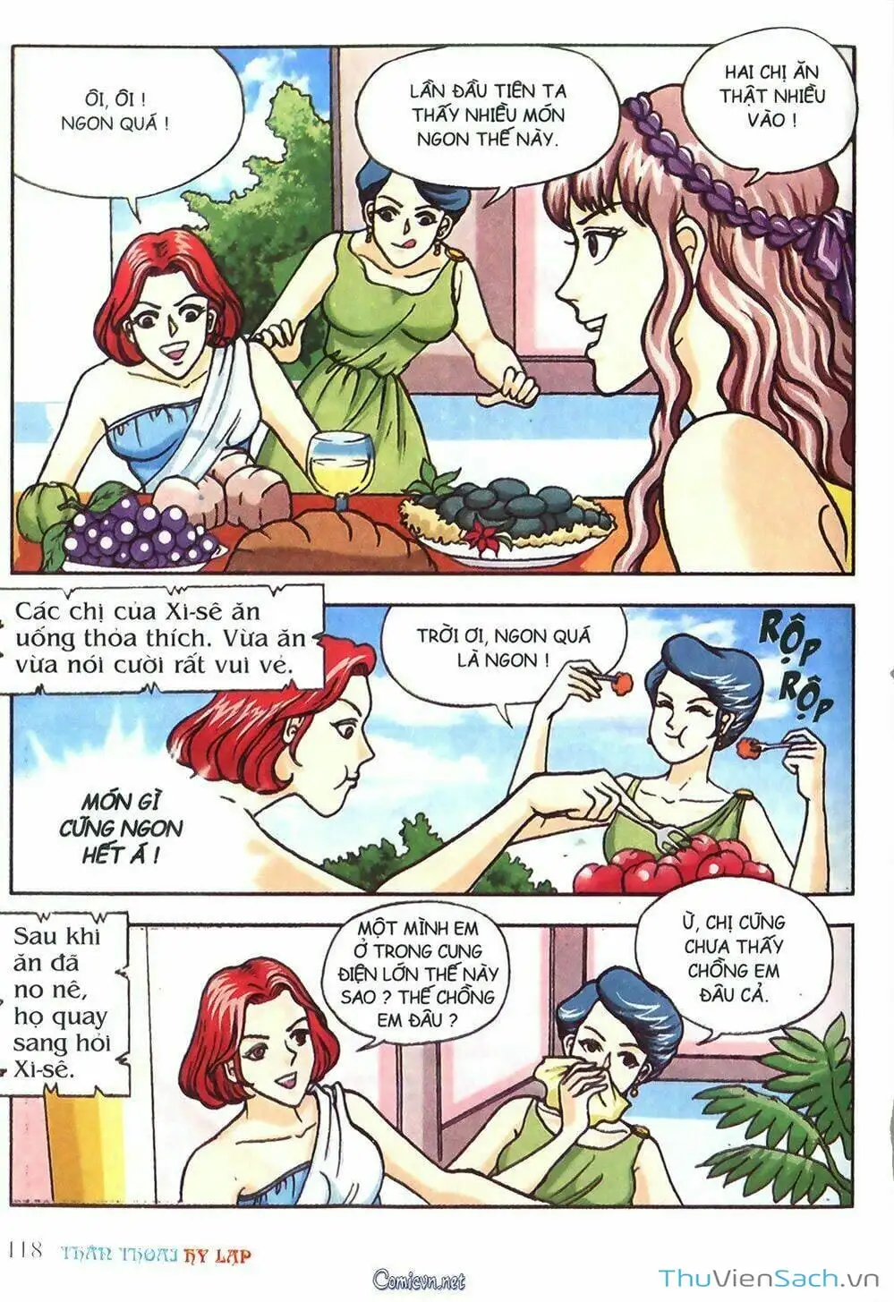 Truyện Tranh Thần Thoại Hy Lạp - Nguồn Gốc Các Vị Thần trang 3