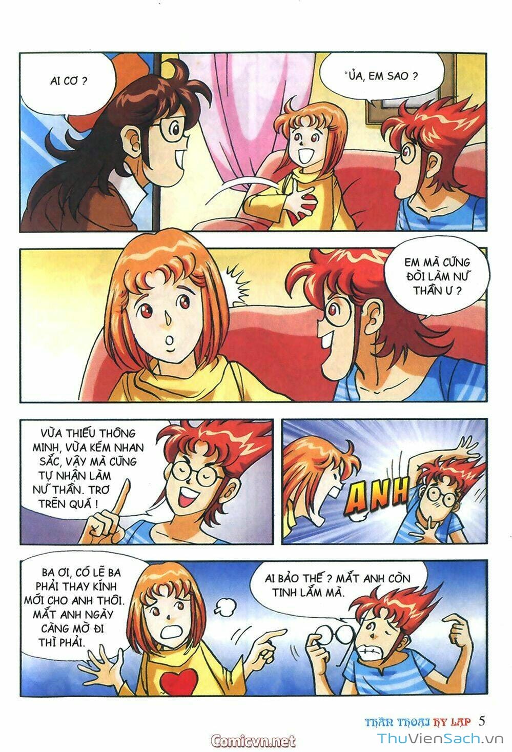 Truyện Tranh Thần Thoại Hy Lạp - Nguồn Gốc Các Vị Thần trang 3