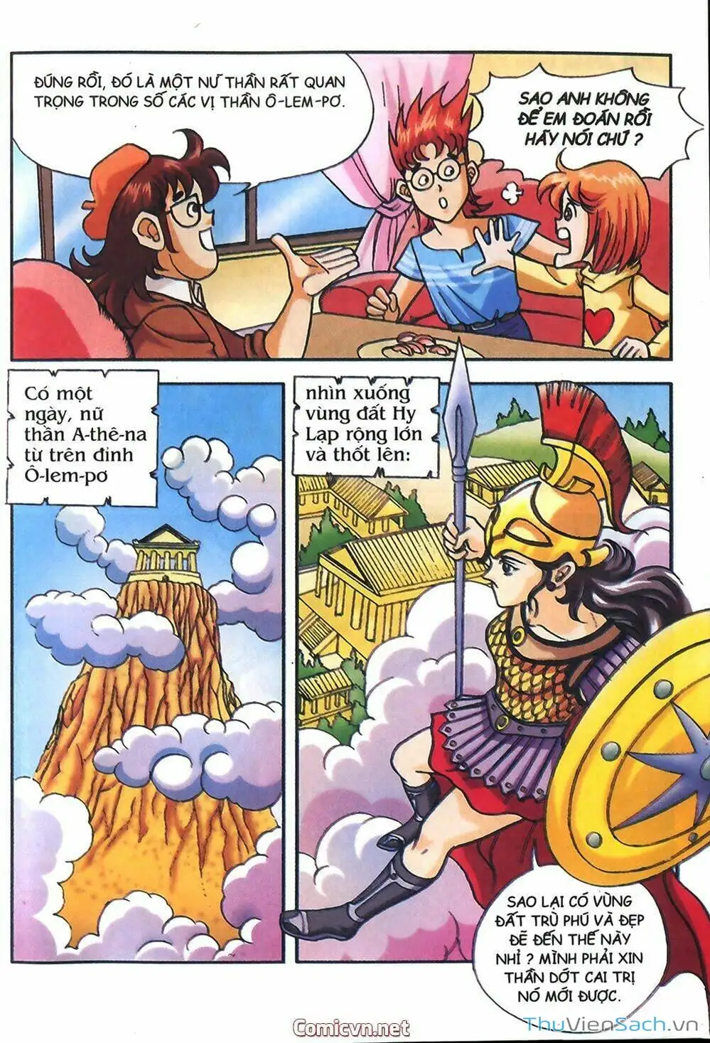 Truyện Tranh Thần Thoại Hy Lạp - Nguồn Gốc Các Vị Thần trang 3