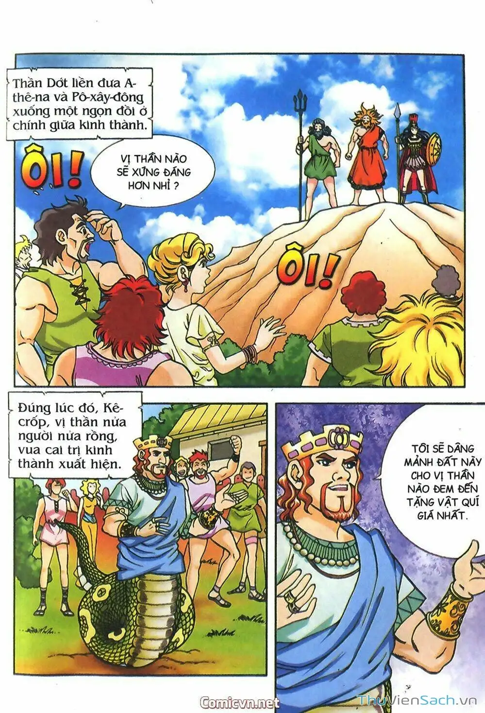 Truyện Tranh Thần Thoại Hy Lạp - Nguồn Gốc Các Vị Thần trang 3