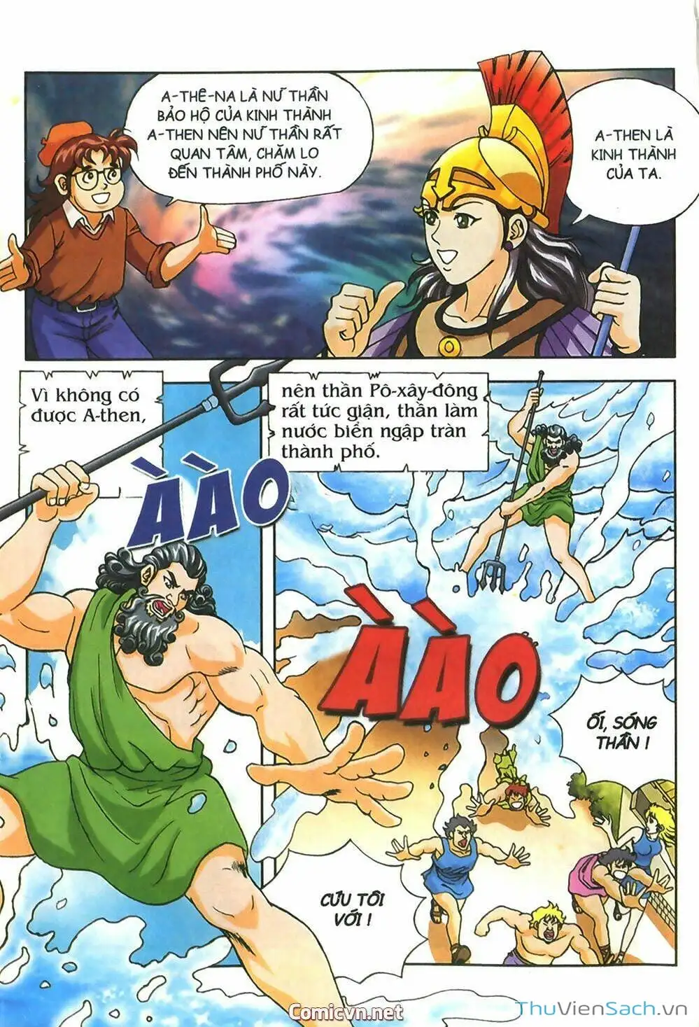 Truyện Tranh Thần Thoại Hy Lạp - Nguồn Gốc Các Vị Thần trang 3