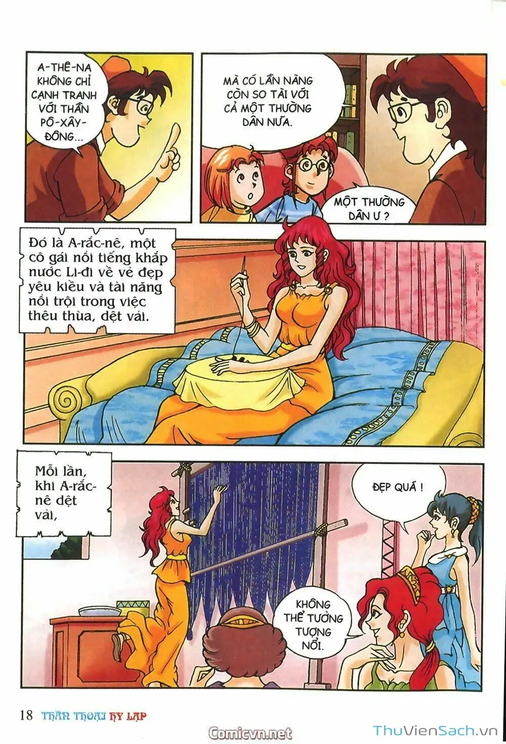 Truyện Tranh Thần Thoại Hy Lạp - Nguồn Gốc Các Vị Thần trang 3