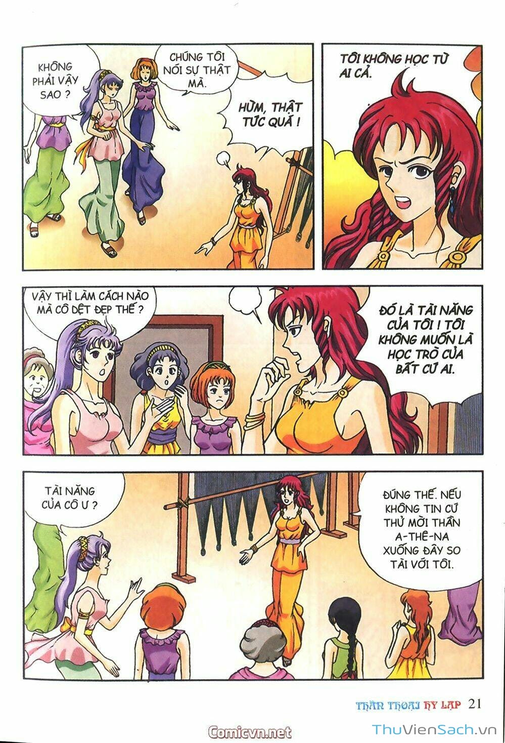 Truyện Tranh Thần Thoại Hy Lạp - Nguồn Gốc Các Vị Thần trang 3