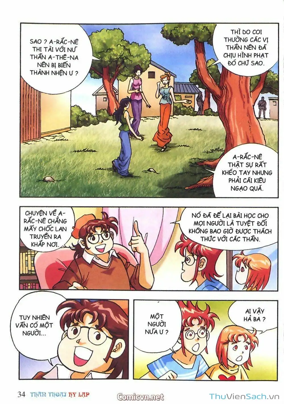 Truyện Tranh Thần Thoại Hy Lạp - Nguồn Gốc Các Vị Thần trang 3