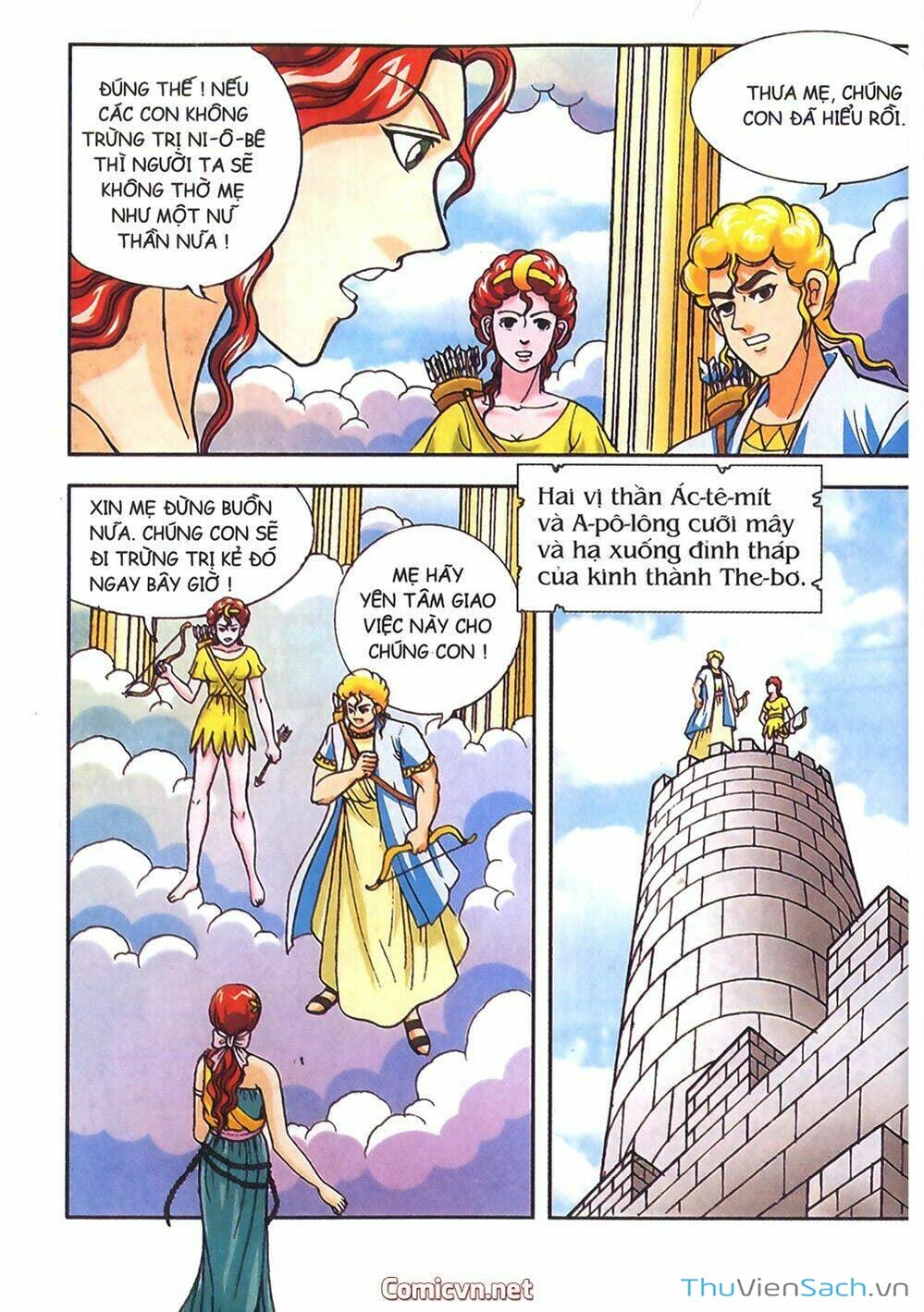 Truyện Tranh Thần Thoại Hy Lạp - Nguồn Gốc Các Vị Thần trang 3