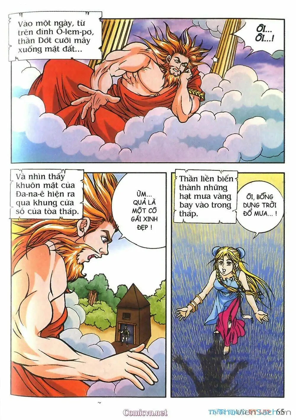 Truyện Tranh Thần Thoại Hy Lạp - Nguồn Gốc Các Vị Thần trang 3