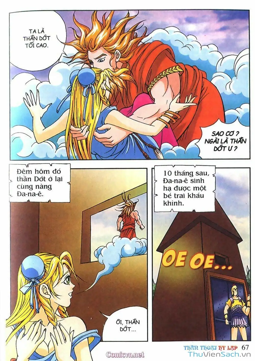 Truyện Tranh Thần Thoại Hy Lạp - Nguồn Gốc Các Vị Thần trang 3