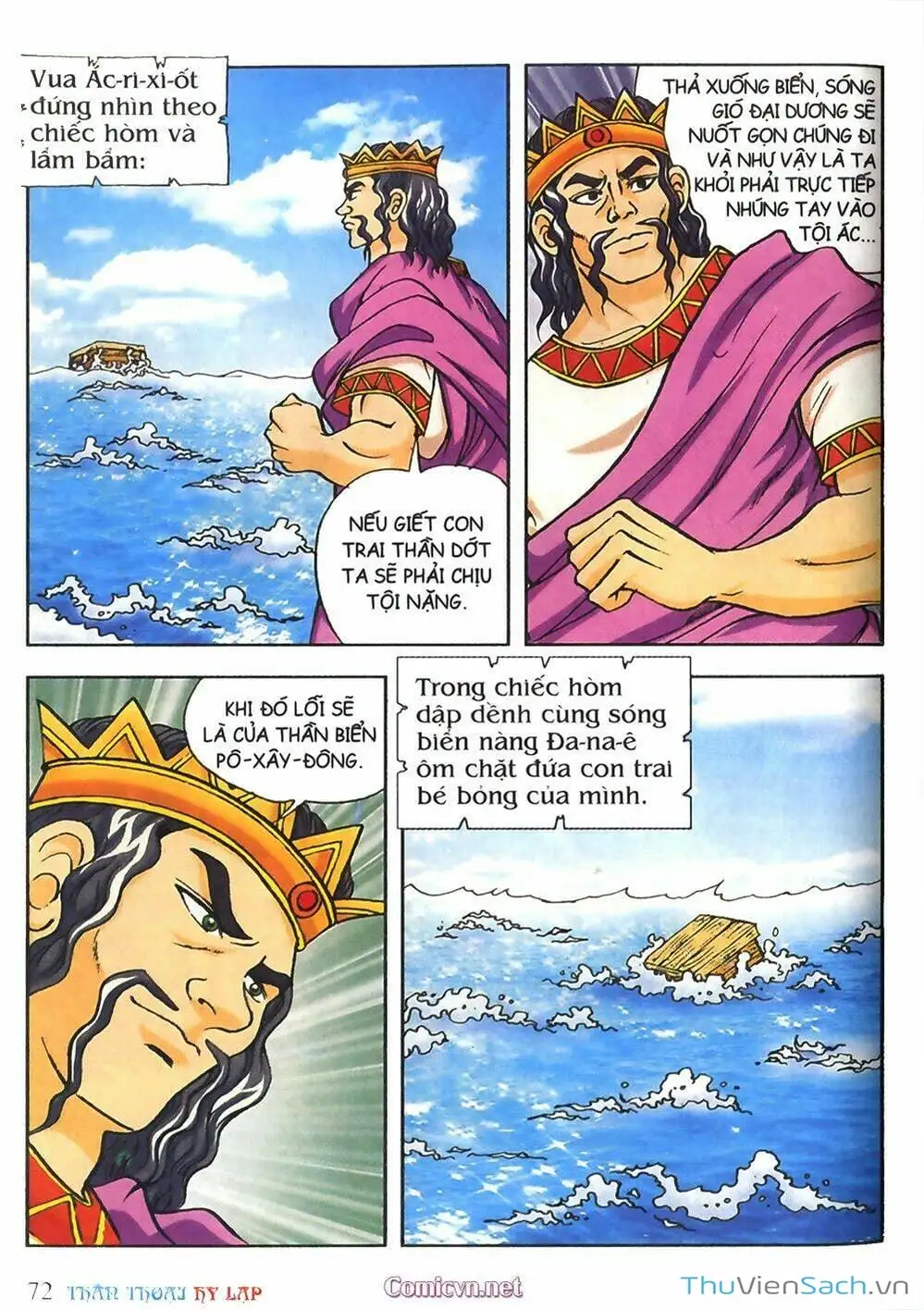 Truyện Tranh Thần Thoại Hy Lạp - Nguồn Gốc Các Vị Thần trang 3
