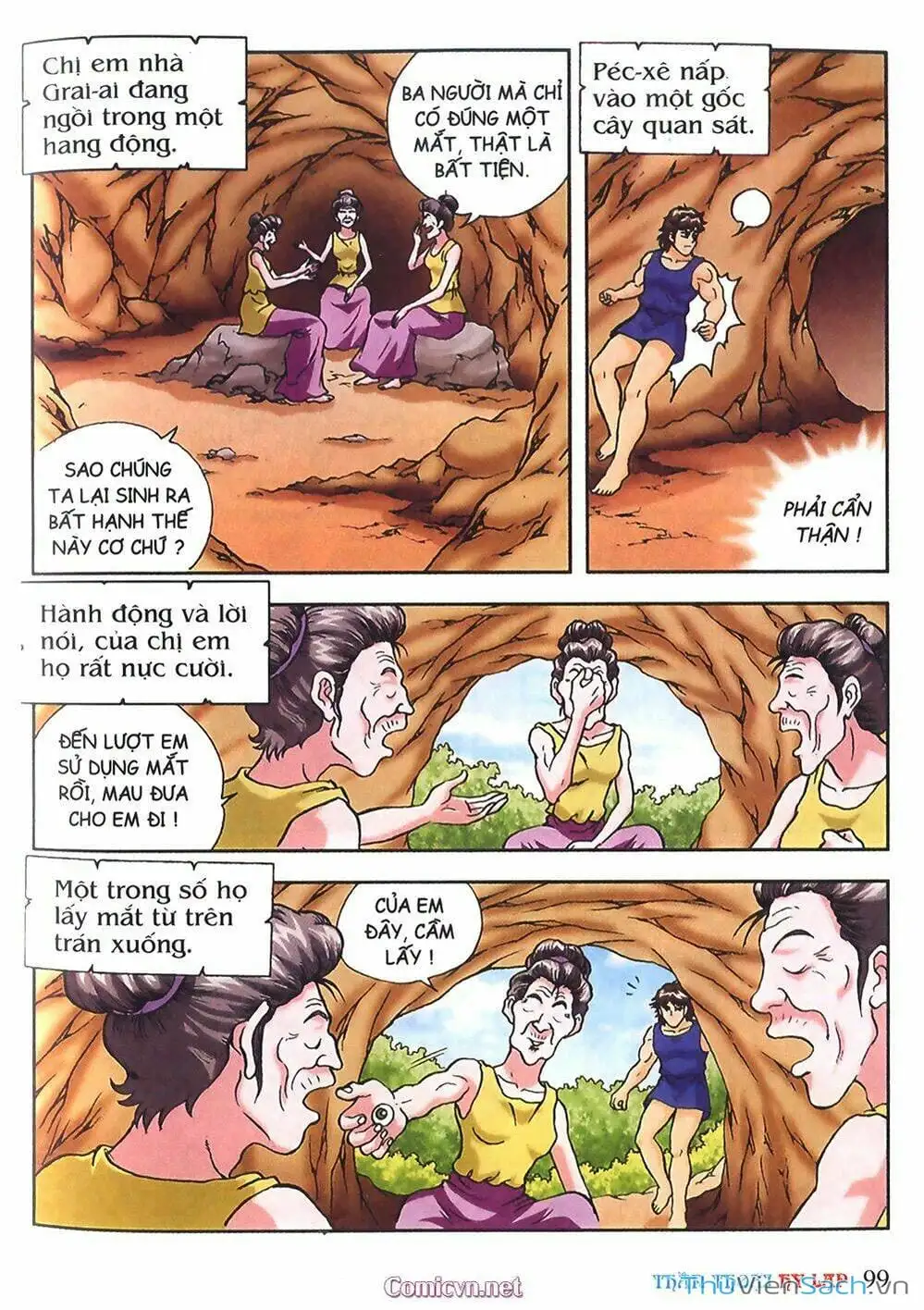 Truyện Tranh Thần Thoại Hy Lạp - Nguồn Gốc Các Vị Thần trang 3