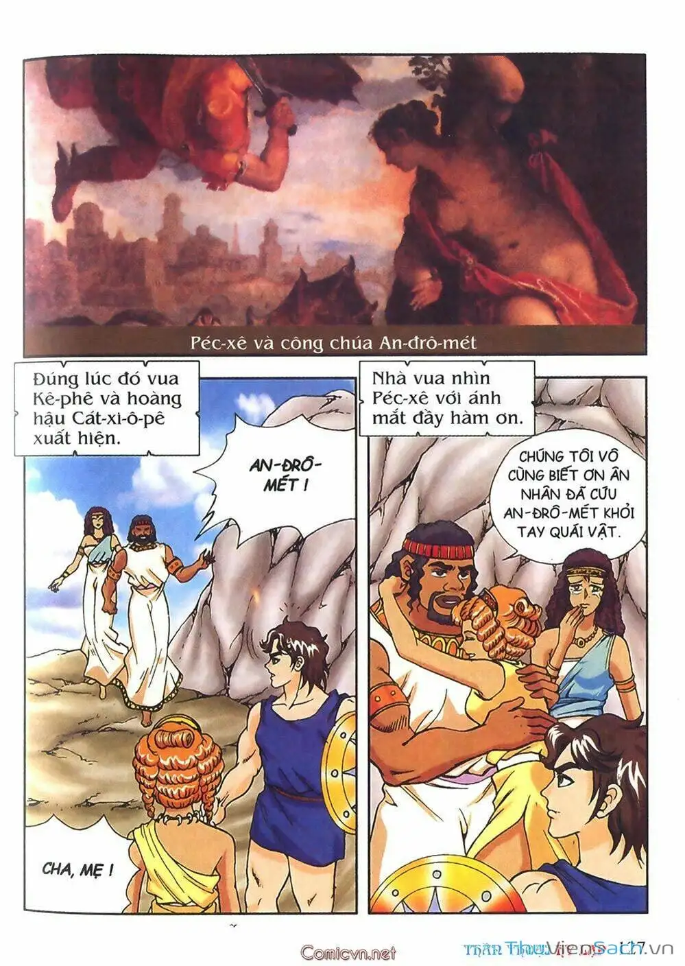 Truyện Tranh Thần Thoại Hy Lạp - Nguồn Gốc Các Vị Thần trang 3