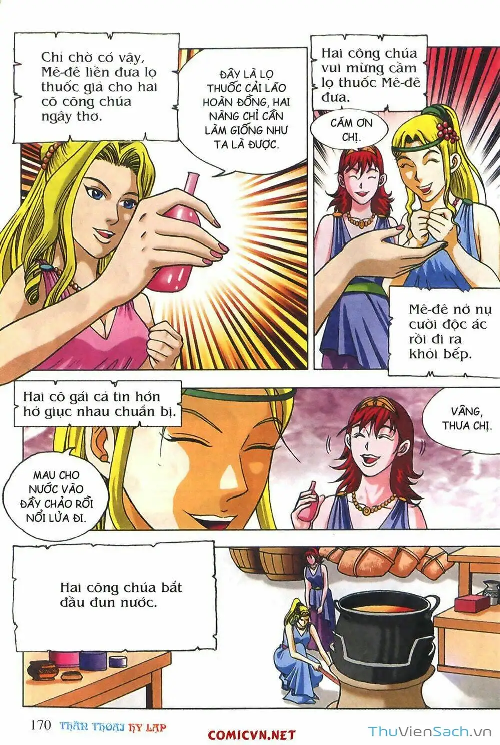 Truyện Tranh Thần Thoại Hy Lạp - Nguồn Gốc Các Vị Thần trang 3