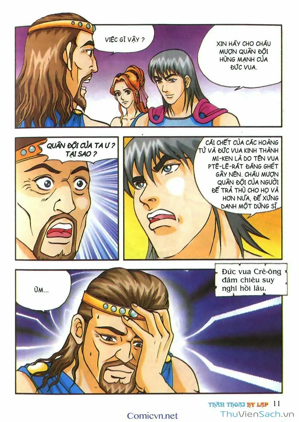 Truyện Tranh Thần Thoại Hy Lạp - Nguồn Gốc Các Vị Thần trang 3