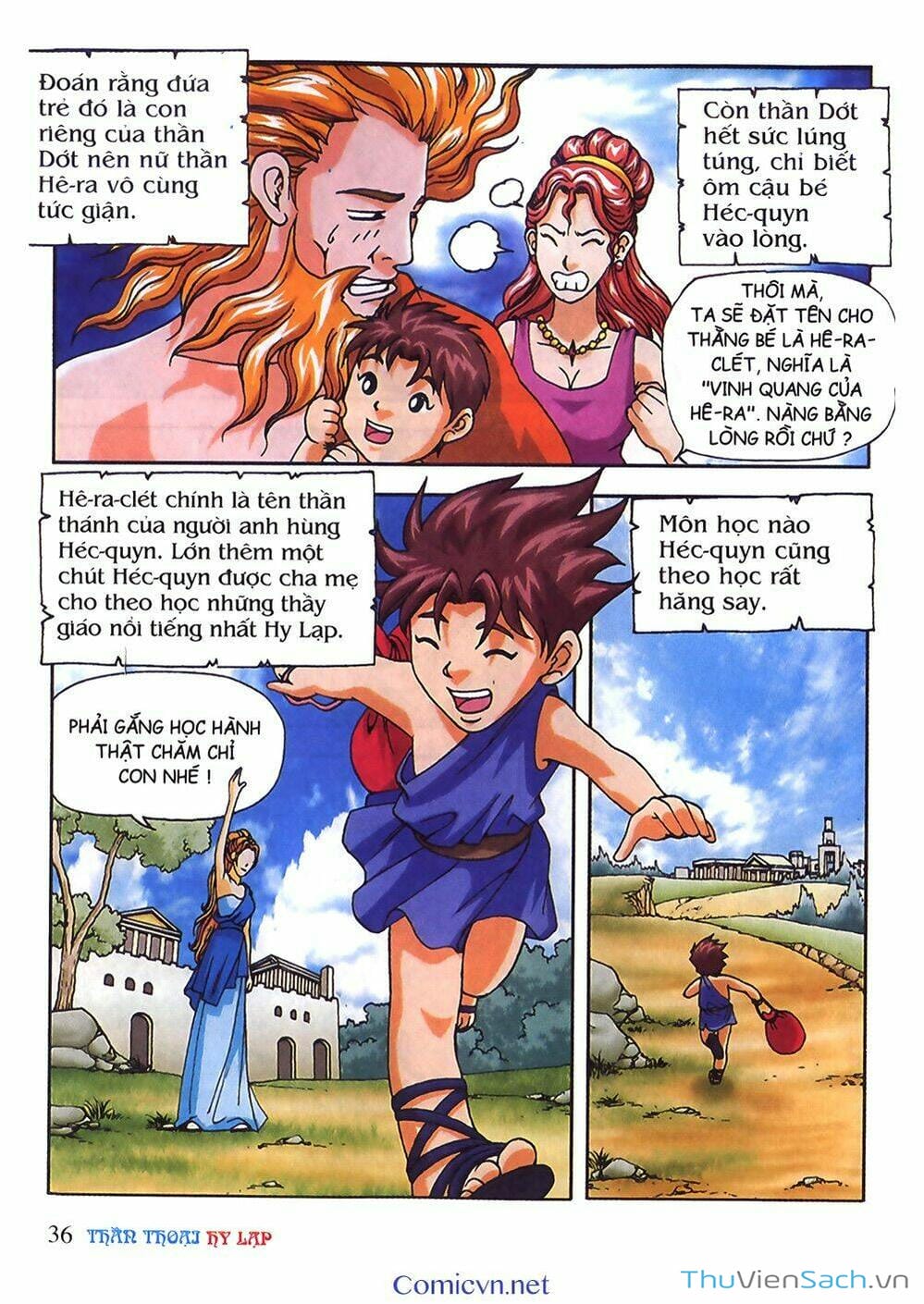 Truyện Tranh Thần Thoại Hy Lạp - Nguồn Gốc Các Vị Thần trang 3