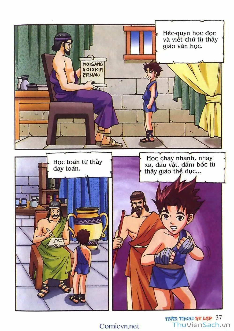 Truyện Tranh Thần Thoại Hy Lạp - Nguồn Gốc Các Vị Thần trang 3