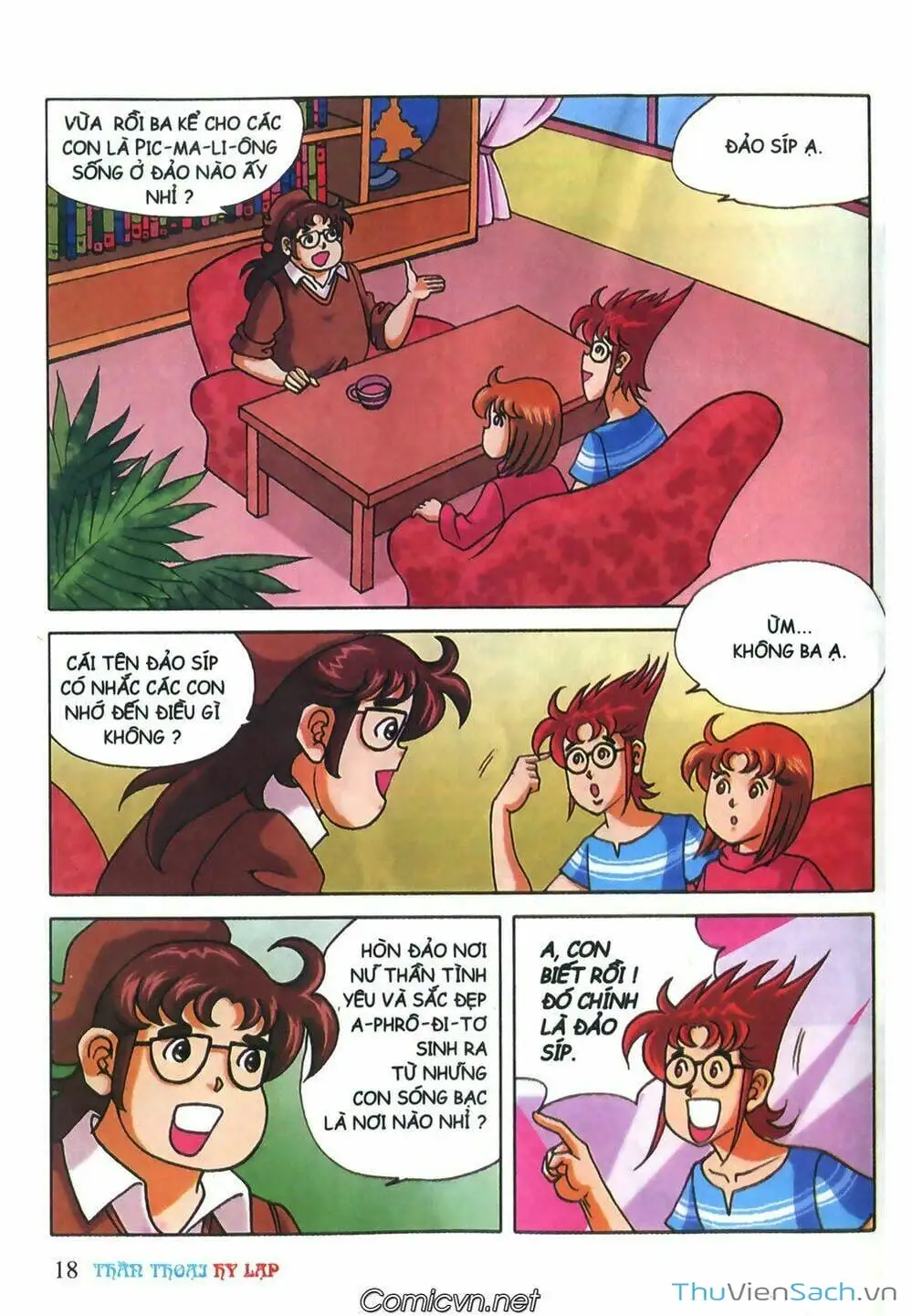 Truyện Tranh Thần Thoại Hy Lạp - Nguồn Gốc Các Vị Thần trang 3