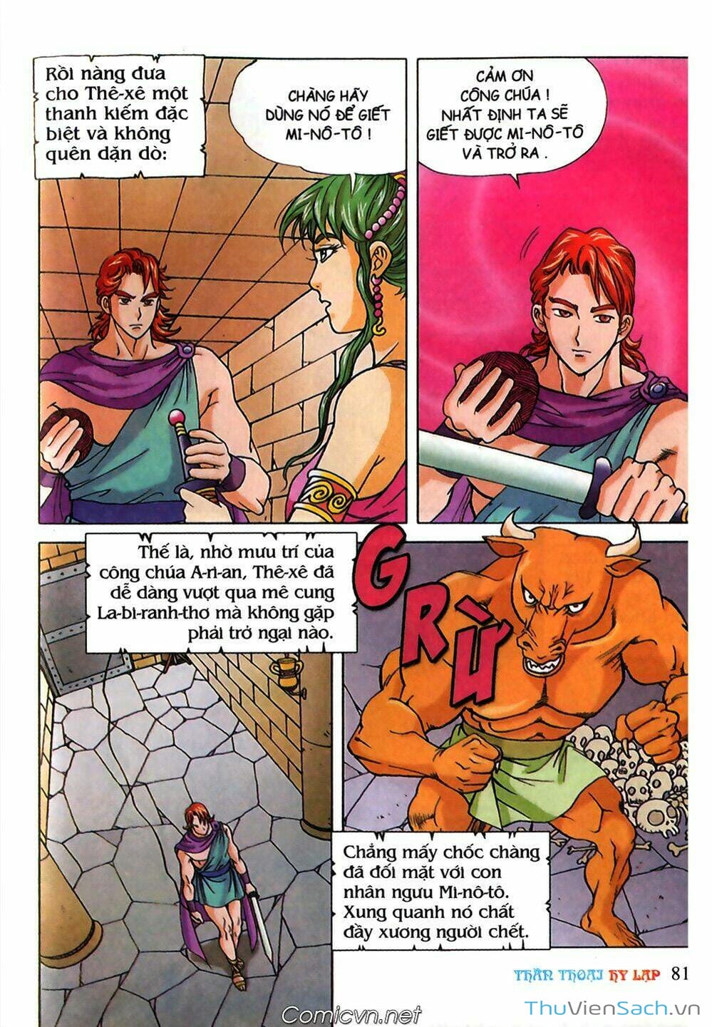 Truyện Tranh Thần Thoại Hy Lạp - Nguồn Gốc Các Vị Thần trang 3