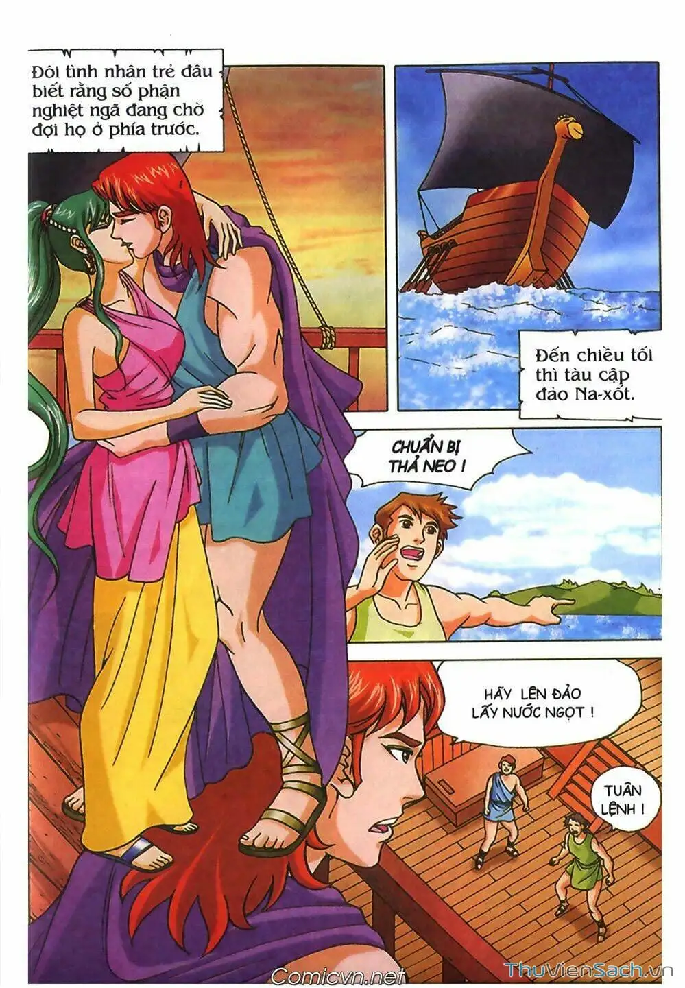 Truyện Tranh Thần Thoại Hy Lạp - Nguồn Gốc Các Vị Thần trang 3