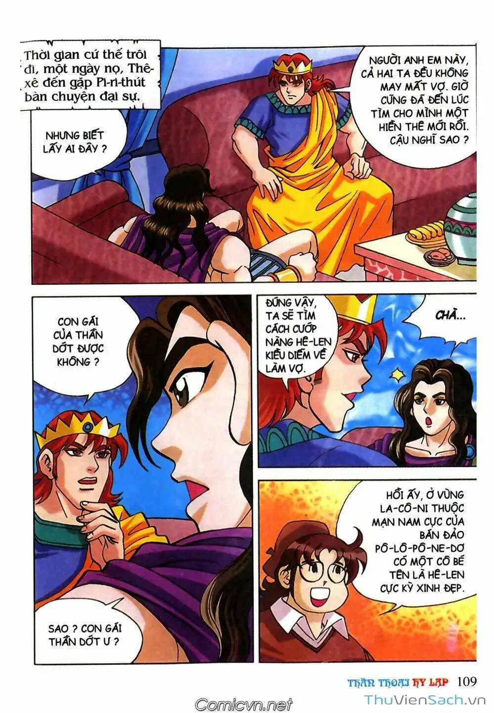 Truyện Tranh Thần Thoại Hy Lạp - Nguồn Gốc Các Vị Thần trang 3