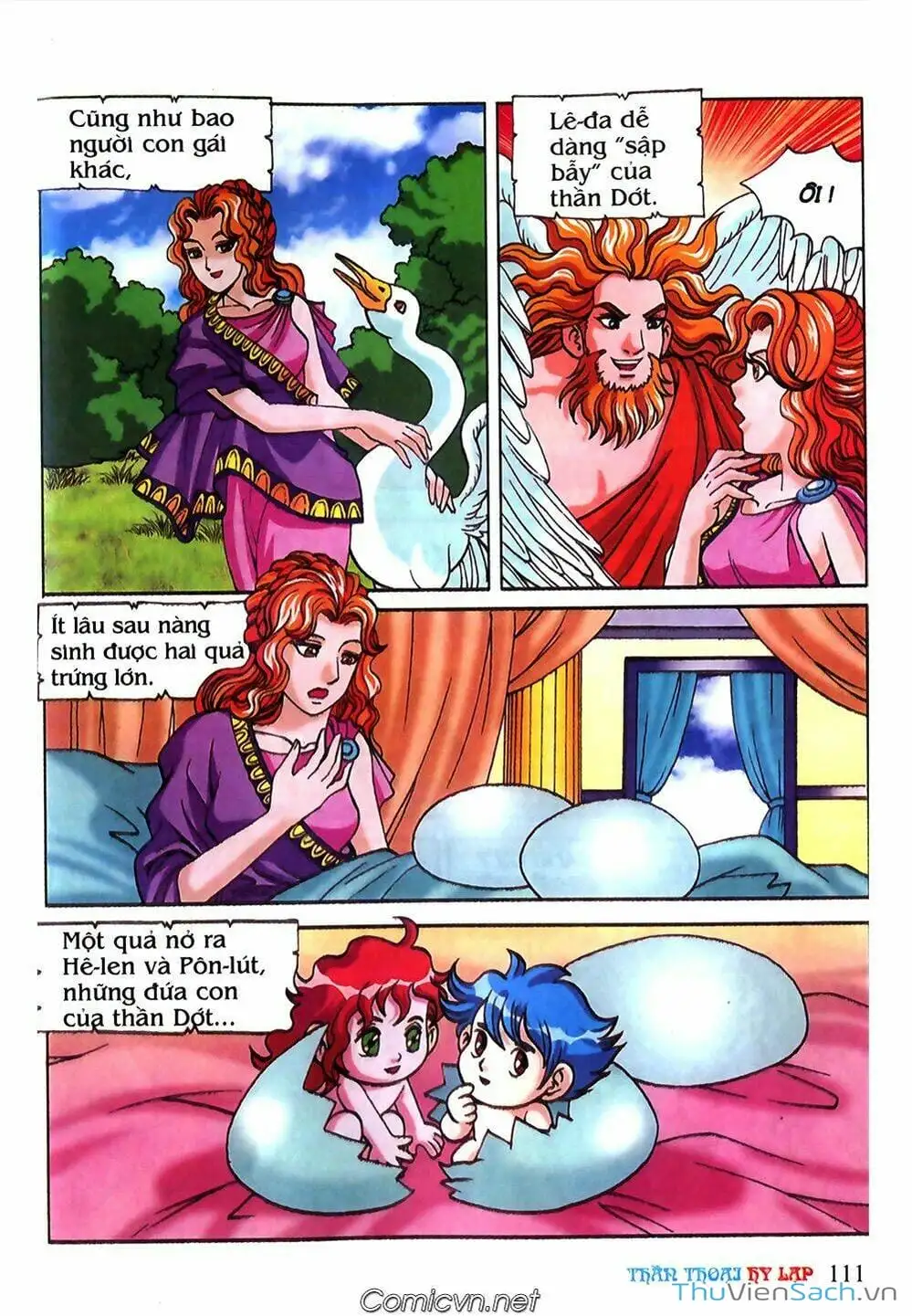 Truyện Tranh Thần Thoại Hy Lạp - Nguồn Gốc Các Vị Thần trang 3