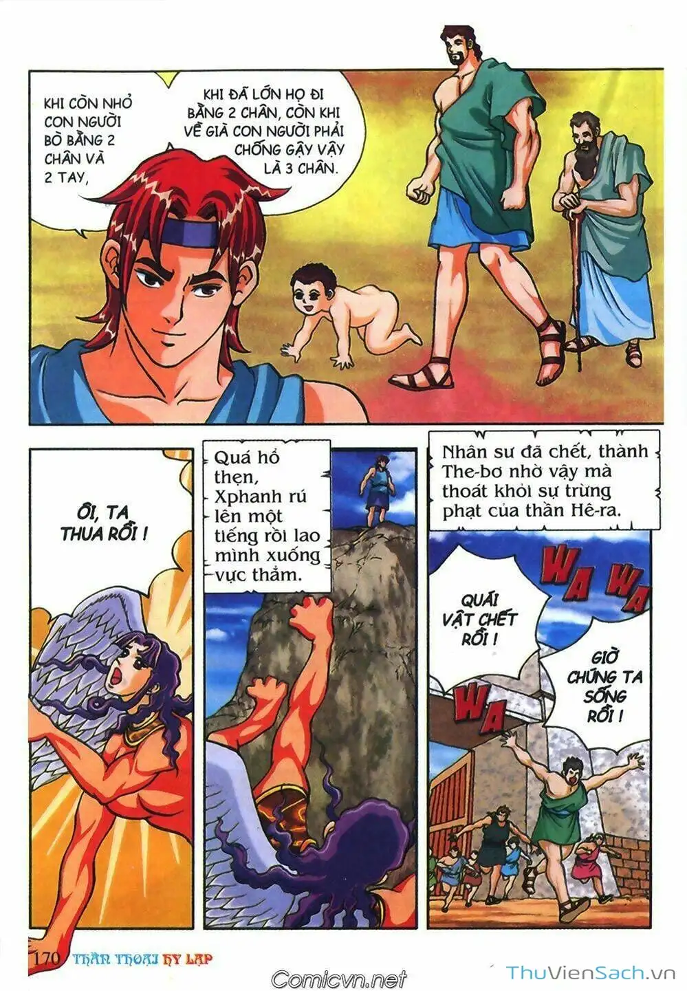Truyện Tranh Thần Thoại Hy Lạp - Nguồn Gốc Các Vị Thần trang 3