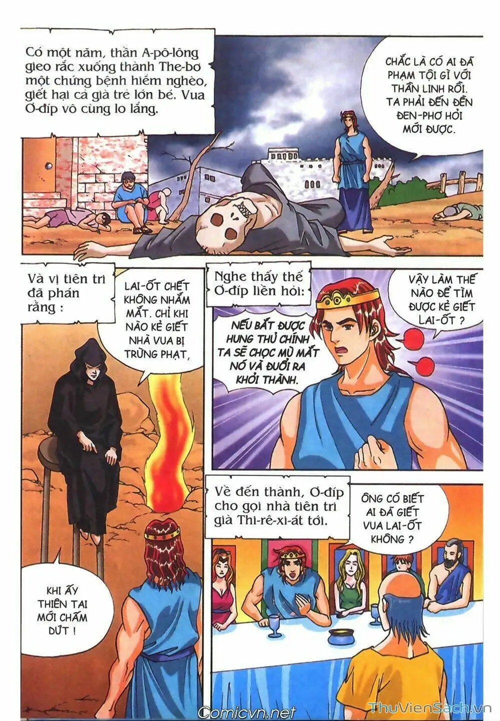 Truyện Tranh Thần Thoại Hy Lạp - Nguồn Gốc Các Vị Thần trang 3