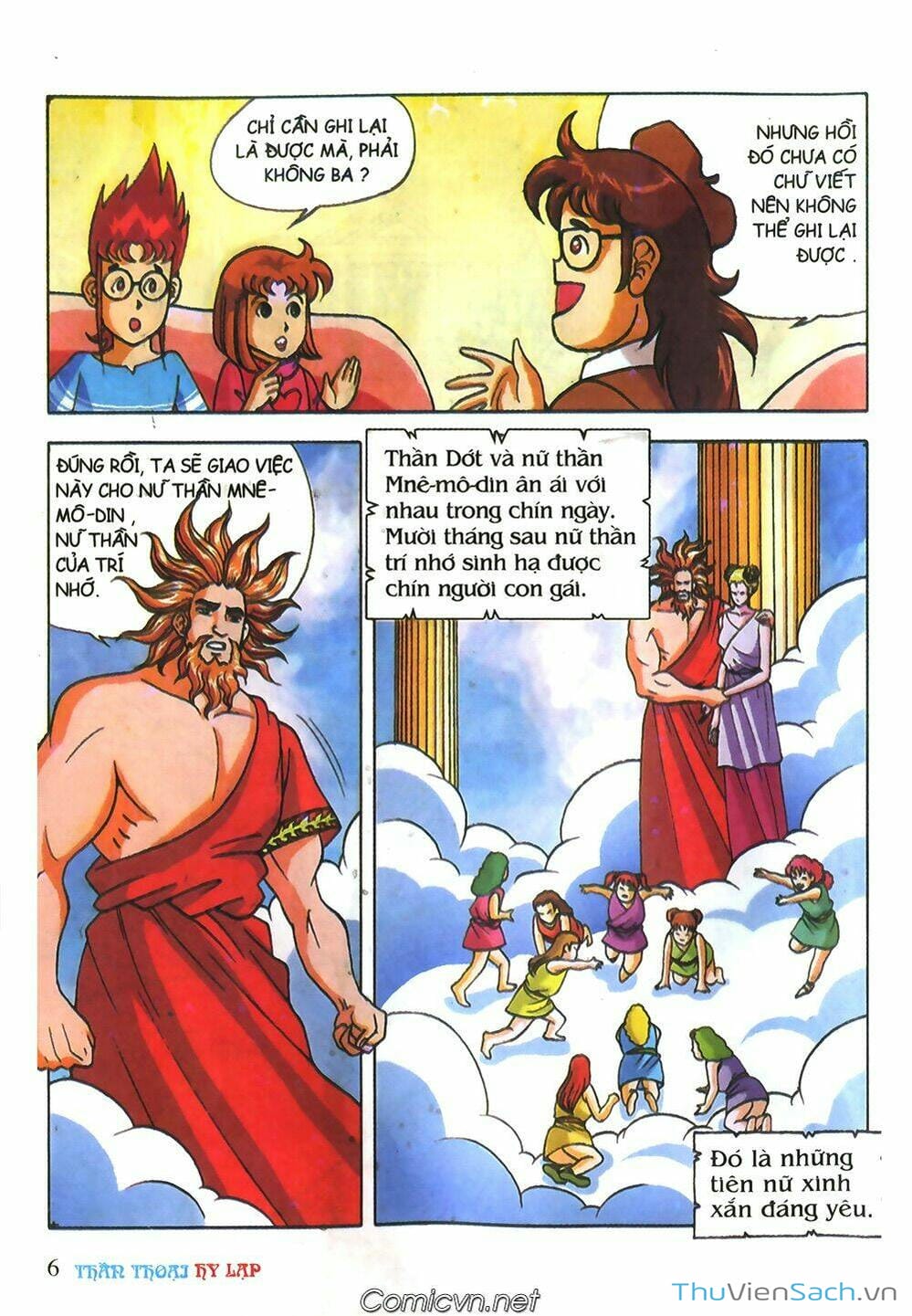 Truyện Tranh Thần Thoại Hy Lạp - Nguồn Gốc Các Vị Thần trang 3