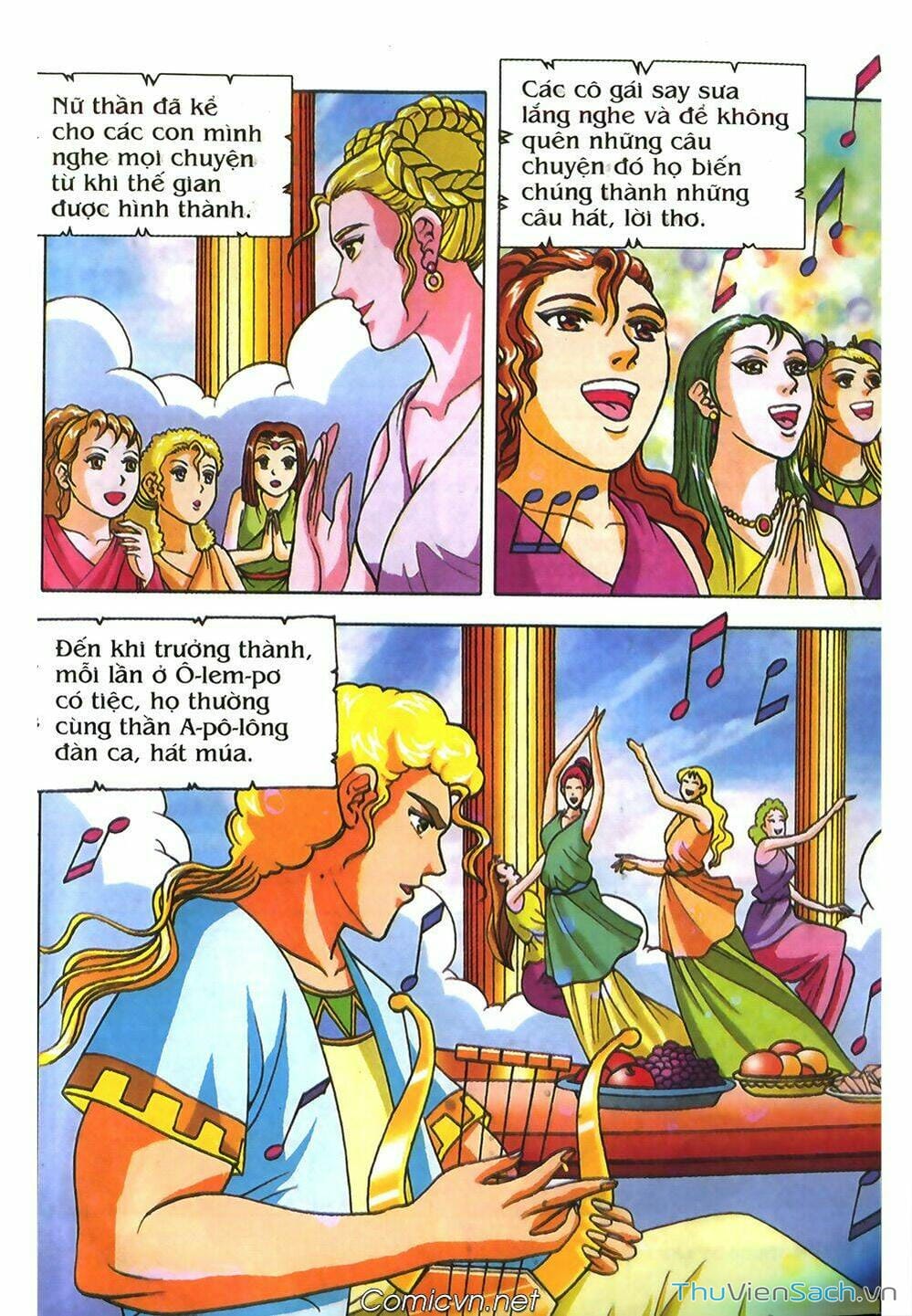 Truyện Tranh Thần Thoại Hy Lạp - Nguồn Gốc Các Vị Thần trang 3