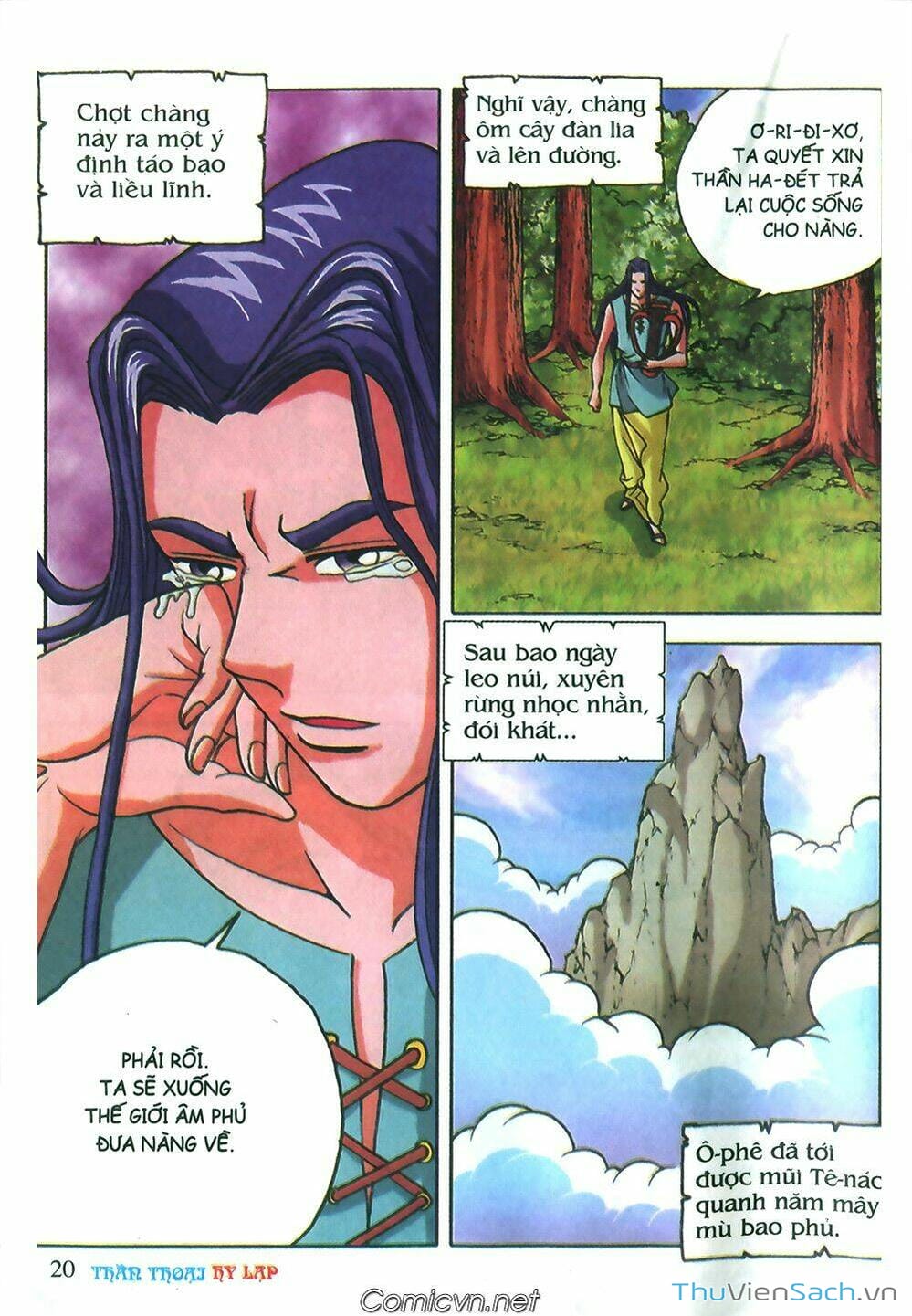 Truyện Tranh Thần Thoại Hy Lạp - Nguồn Gốc Các Vị Thần trang 3