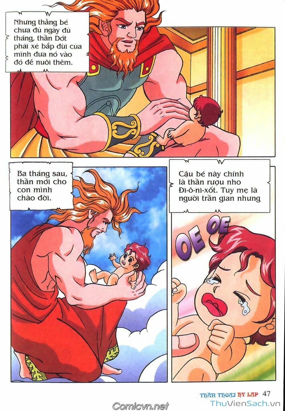 Truyện Tranh Thần Thoại Hy Lạp - Nguồn Gốc Các Vị Thần trang 3