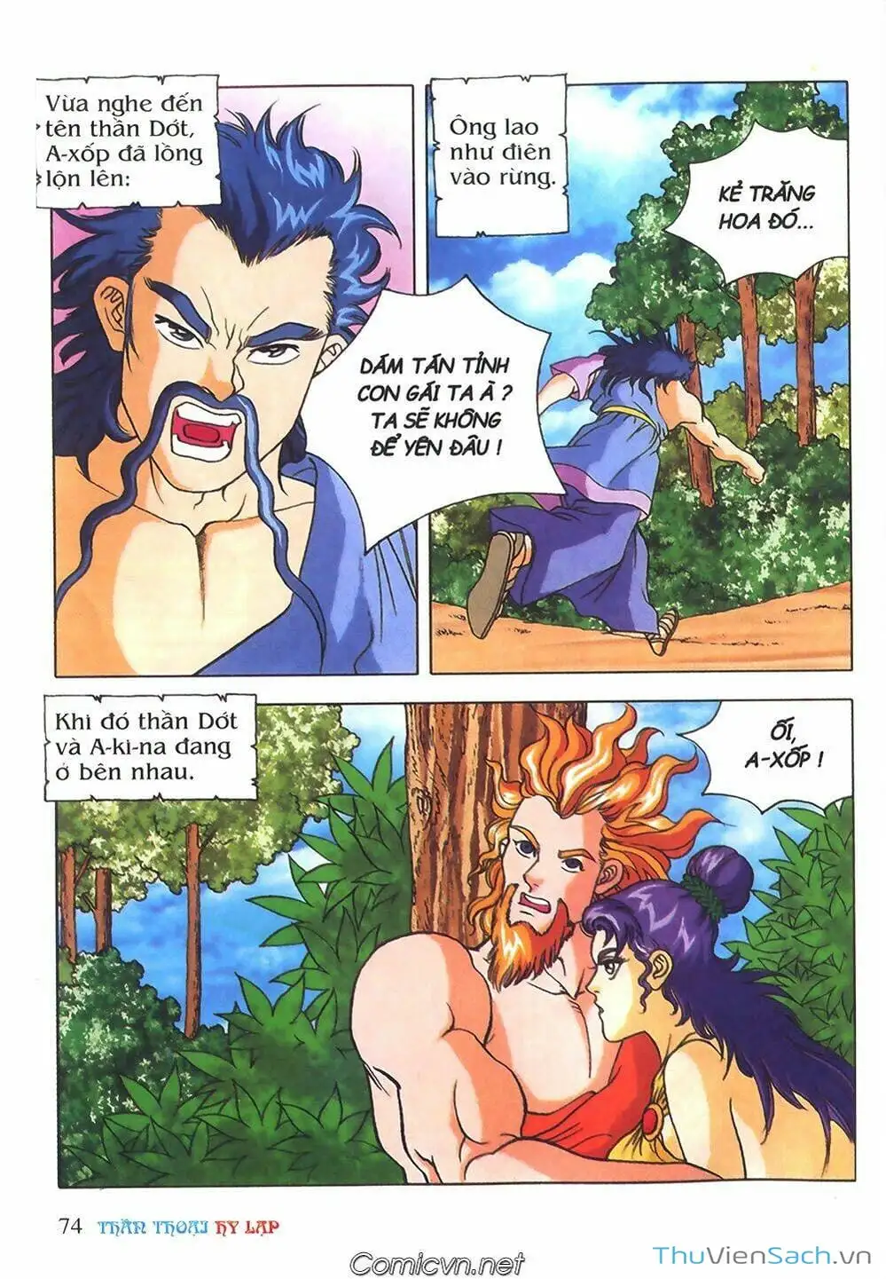 Truyện Tranh Thần Thoại Hy Lạp - Nguồn Gốc Các Vị Thần trang 3