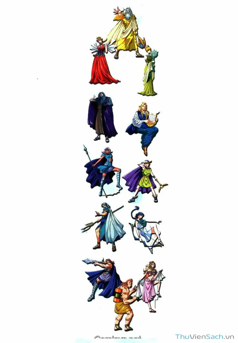 Truyện Tranh Thần Thoại Hy Lạp - Nguồn Gốc Các Vị Thần trang 3