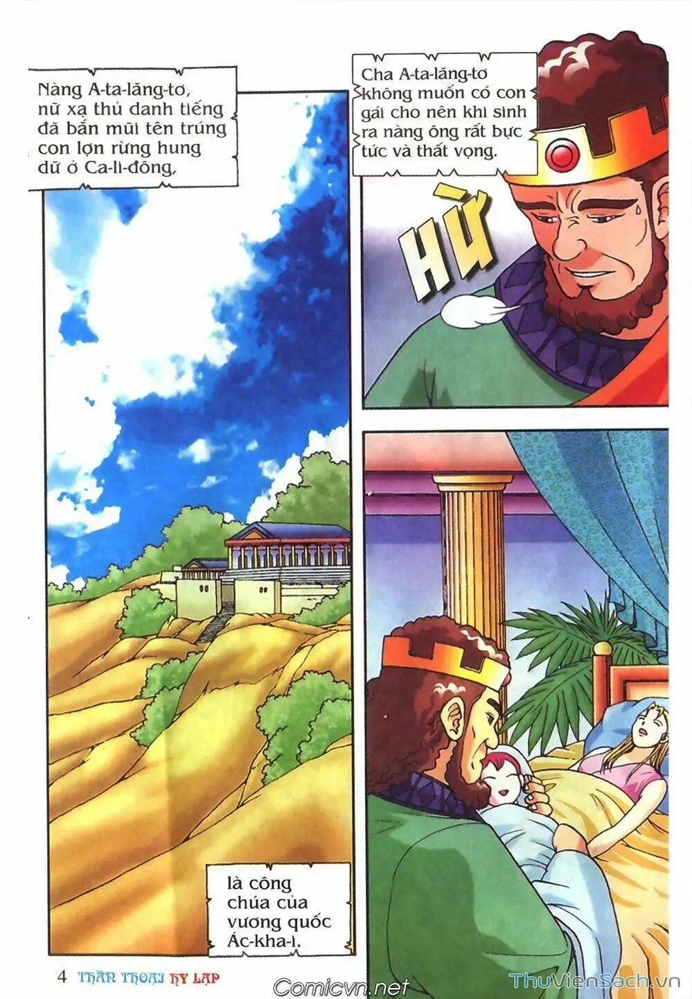 Truyện Tranh Thần Thoại Hy Lạp - Nguồn Gốc Các Vị Thần trang 3