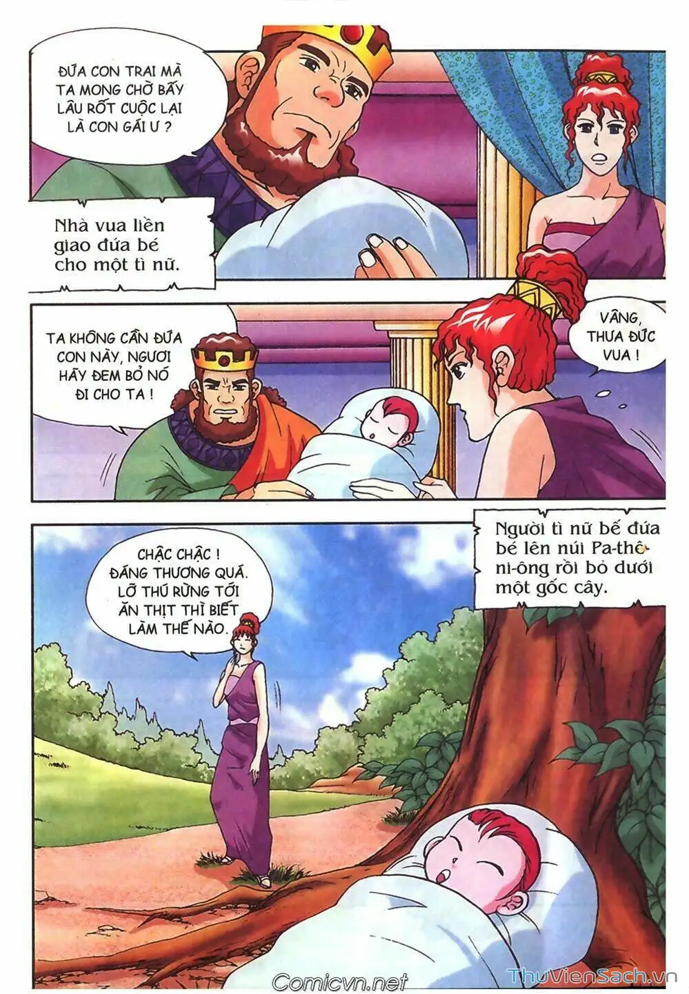 Truyện Tranh Thần Thoại Hy Lạp - Nguồn Gốc Các Vị Thần trang 3