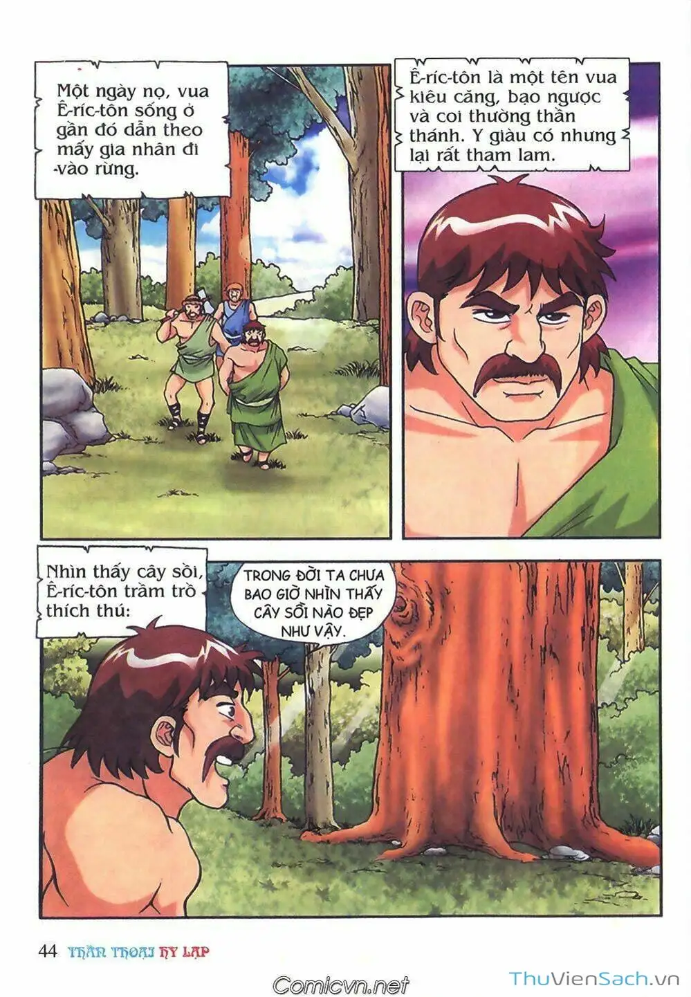 Truyện Tranh Thần Thoại Hy Lạp - Nguồn Gốc Các Vị Thần trang 3