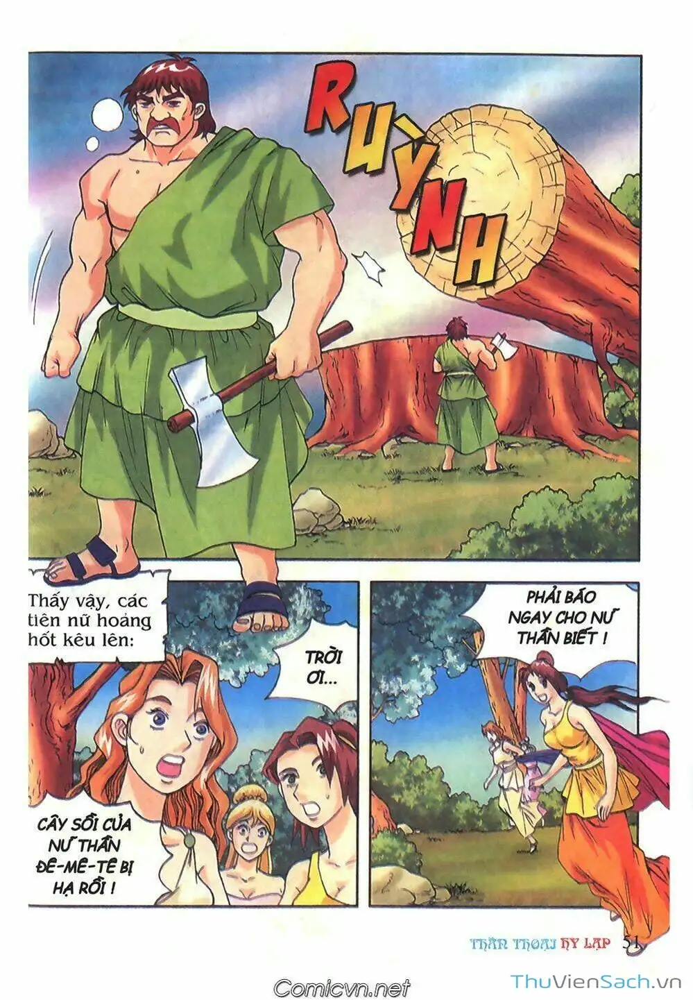 Truyện Tranh Thần Thoại Hy Lạp - Nguồn Gốc Các Vị Thần trang 3