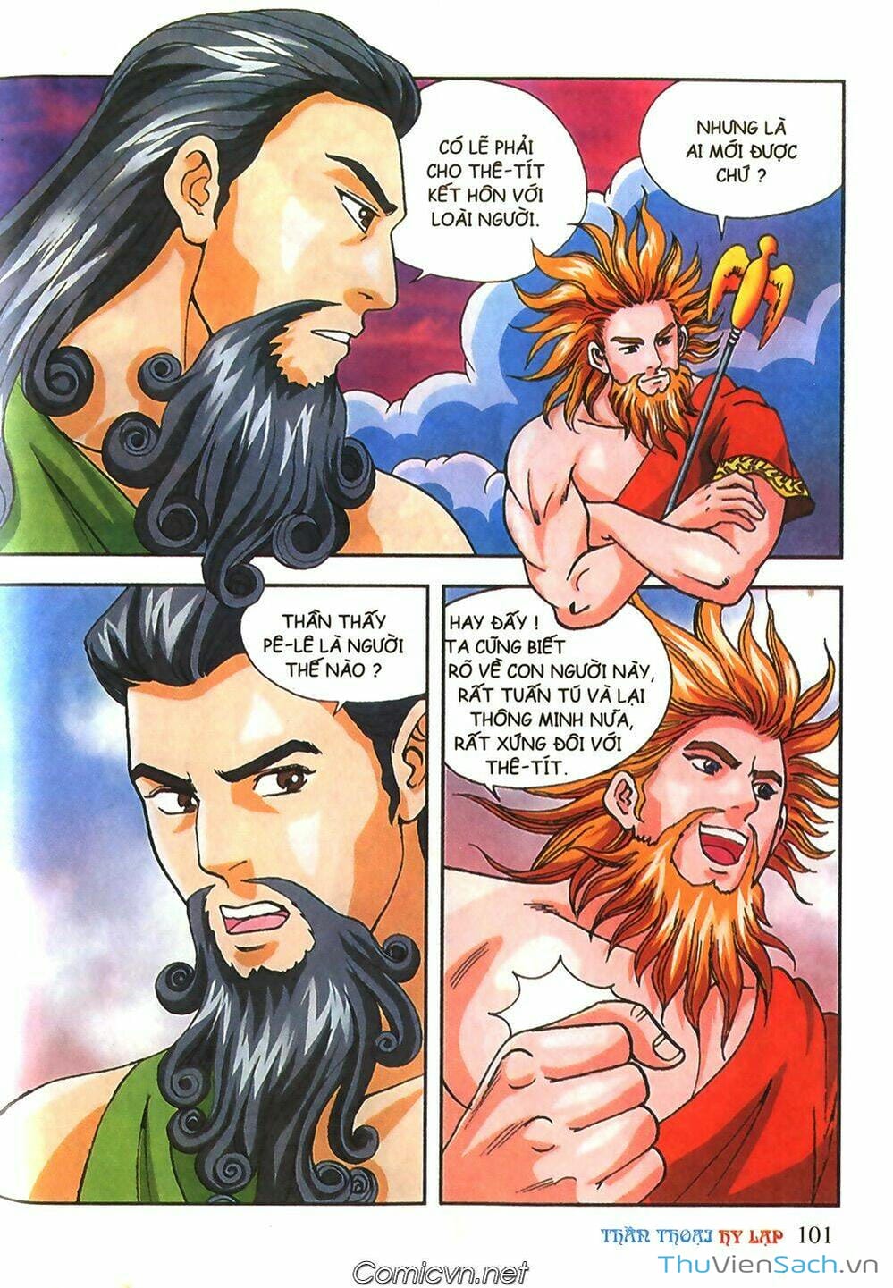 Truyện Tranh Thần Thoại Hy Lạp - Nguồn Gốc Các Vị Thần trang 3