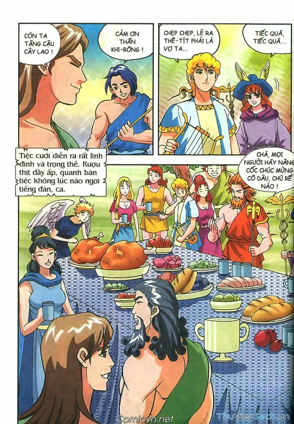 Truyện Tranh Thần Thoại Hy Lạp - Nguồn Gốc Các Vị Thần trang 3