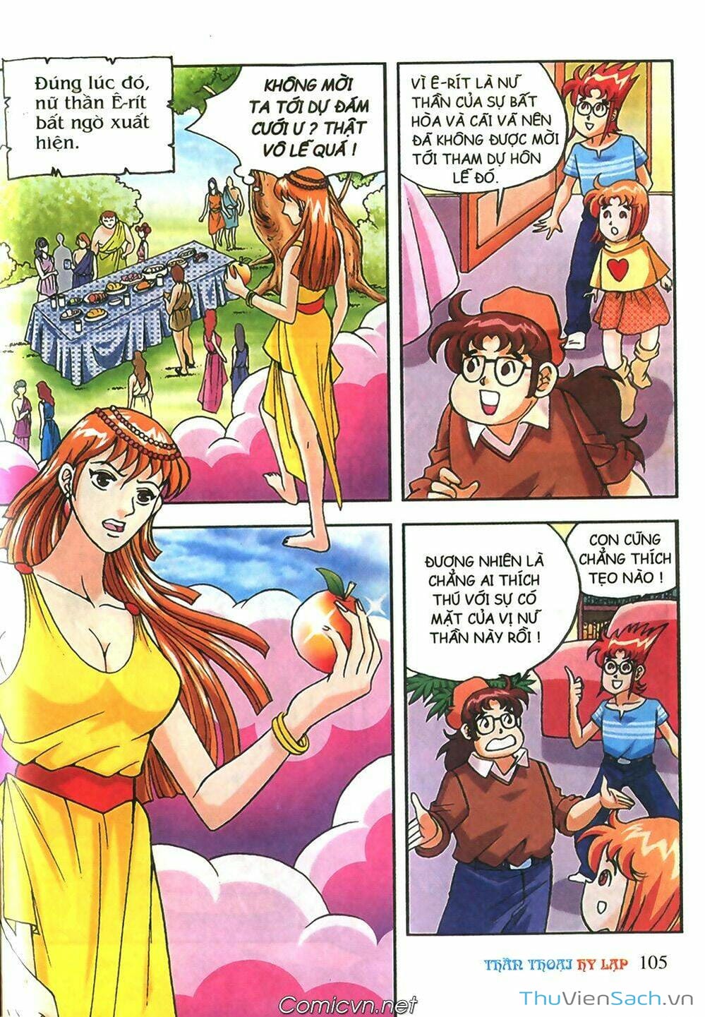 Truyện Tranh Thần Thoại Hy Lạp - Nguồn Gốc Các Vị Thần trang 3